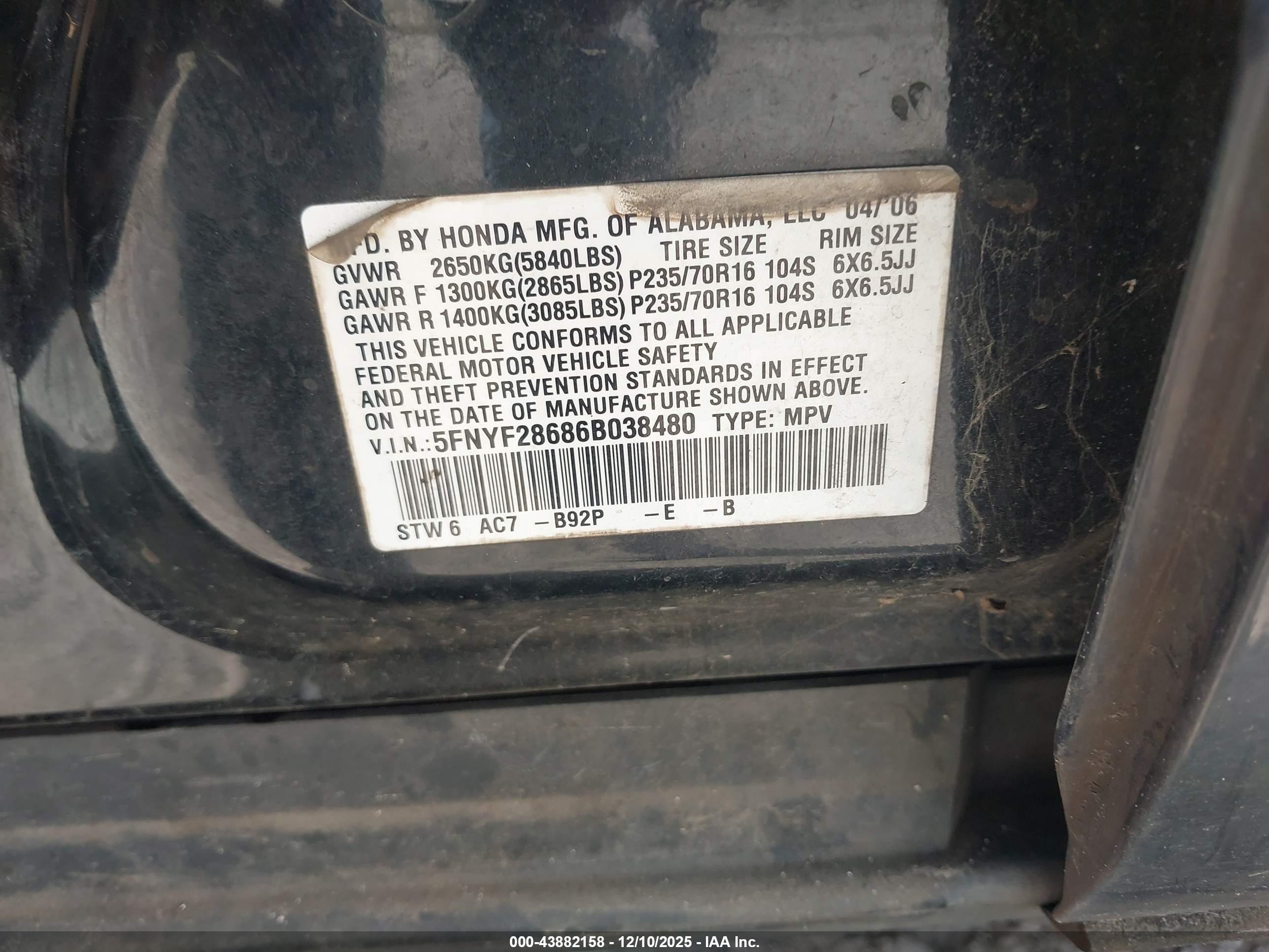 HONDA PILOT image 9