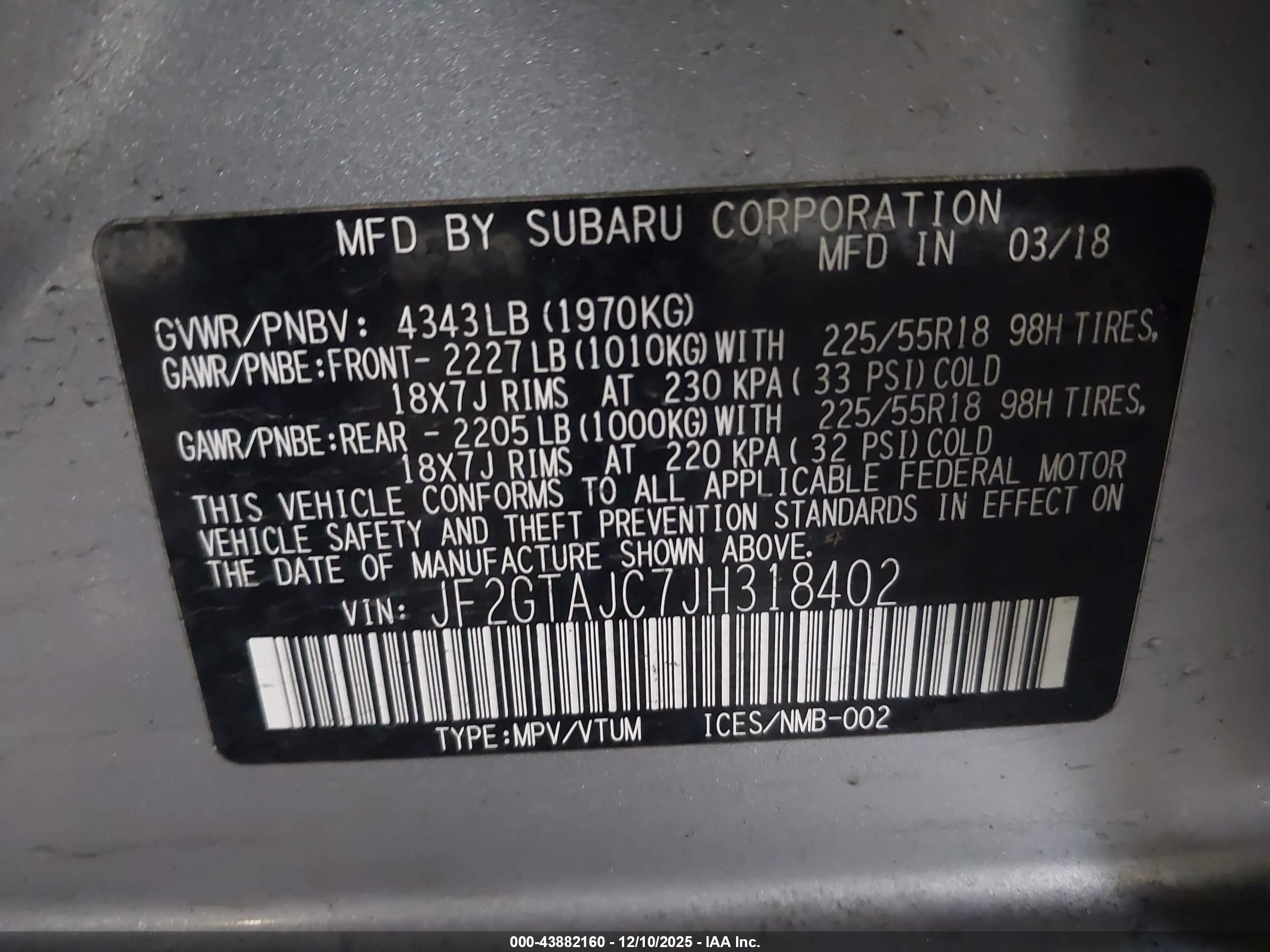 SUBARU CROSSTREK image 9