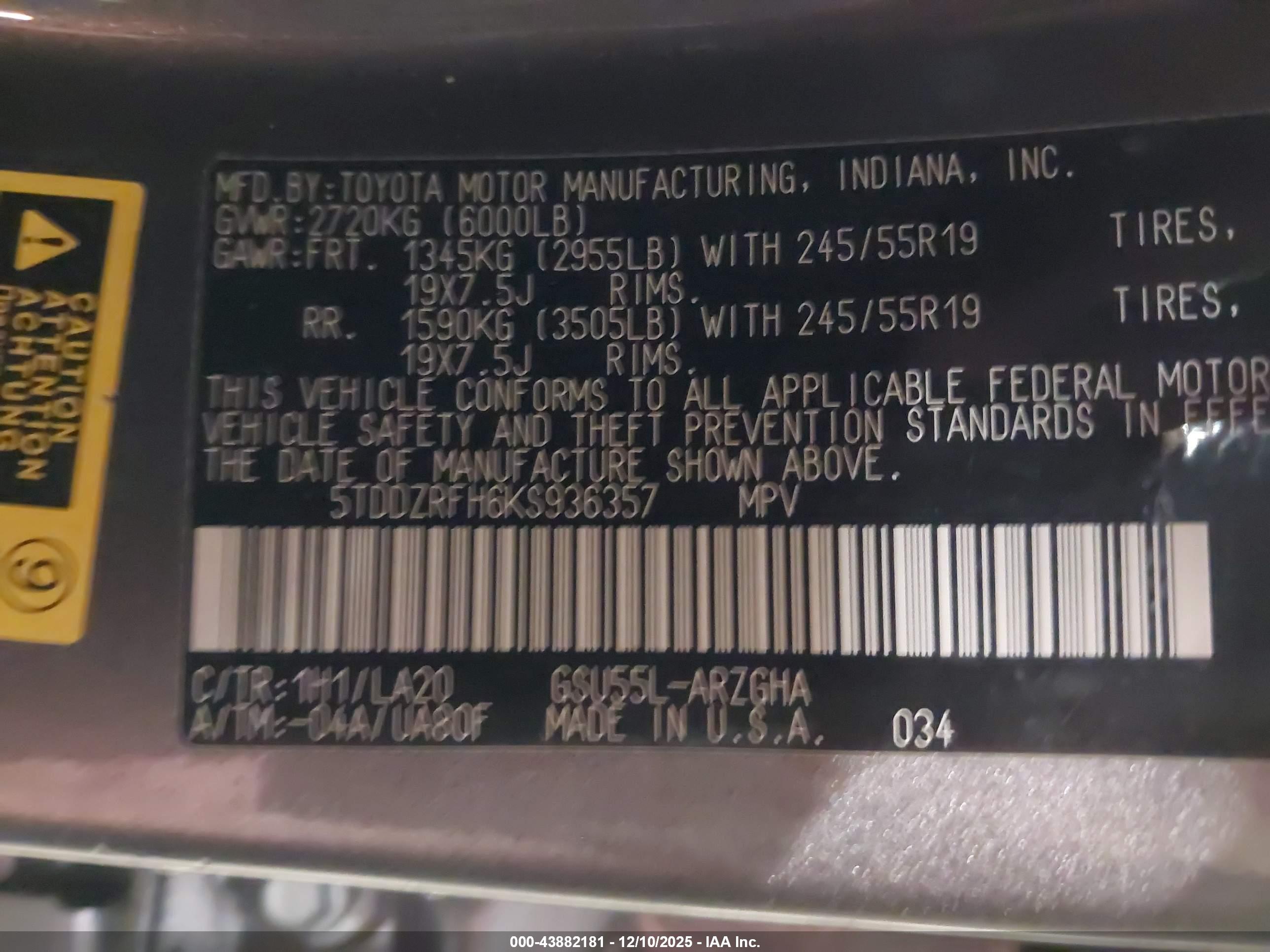 TOYOTA HIGHLANDER image 9