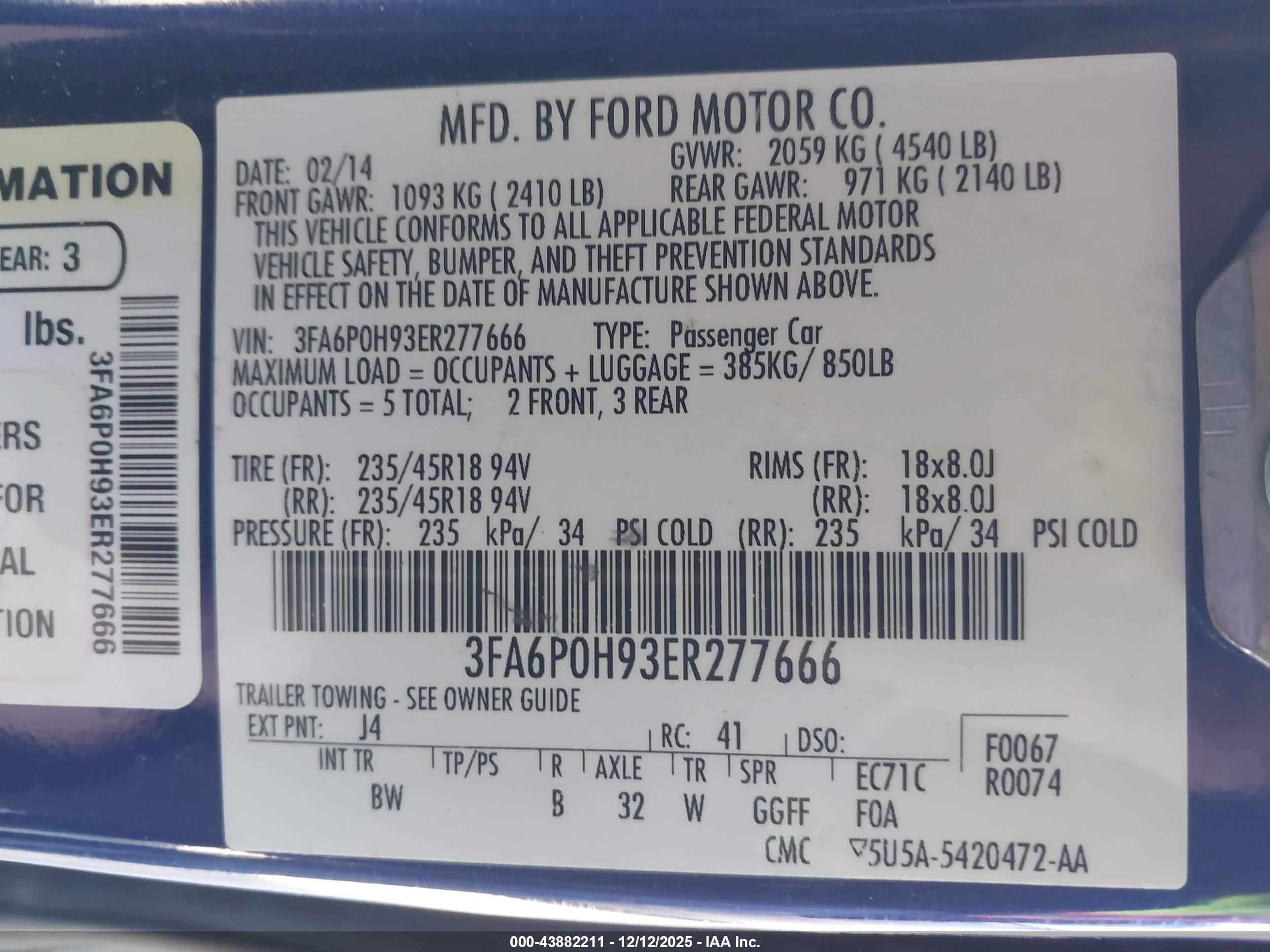 FORD FUSION image 9