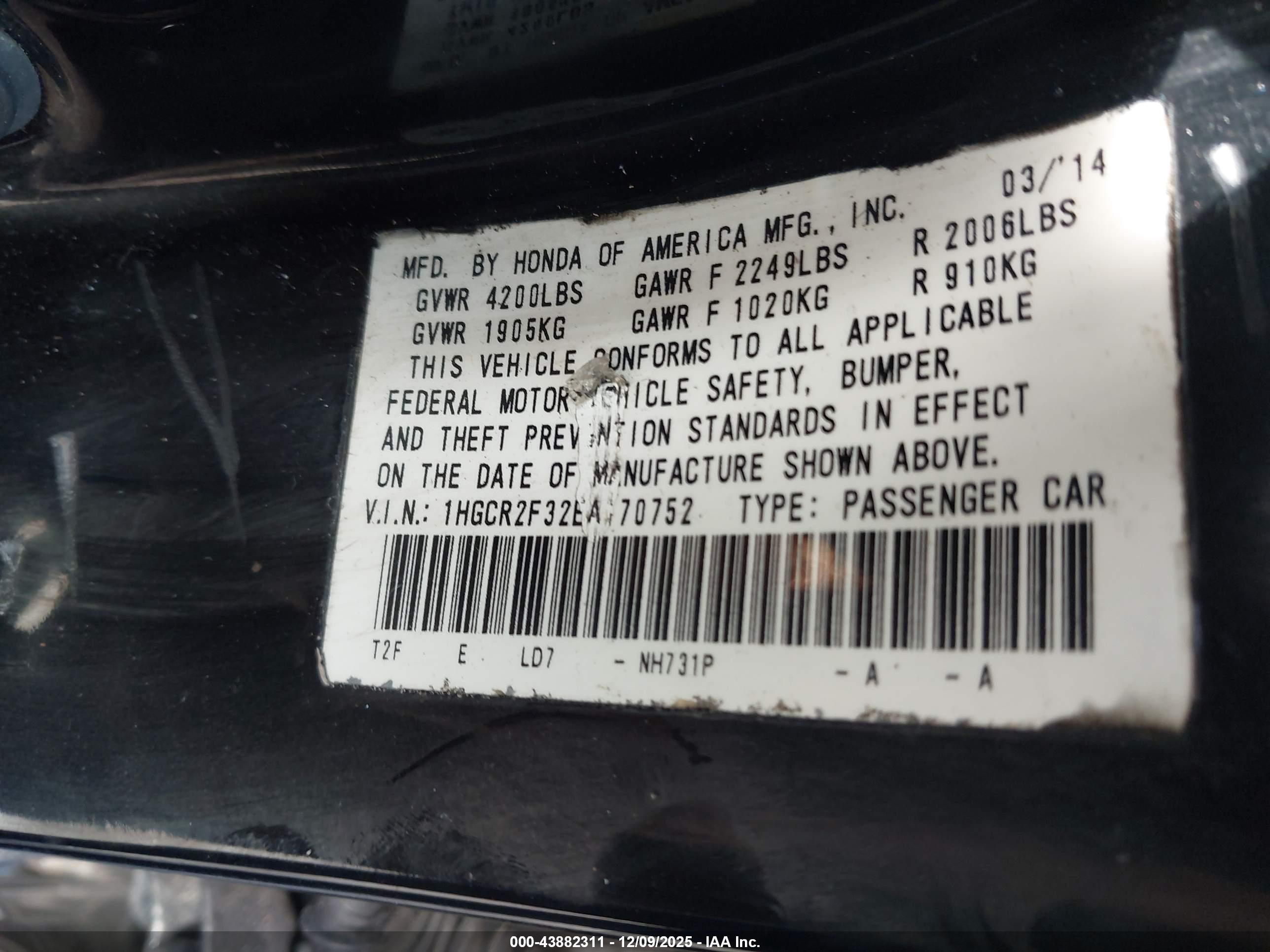 HONDA ACCORD image 9