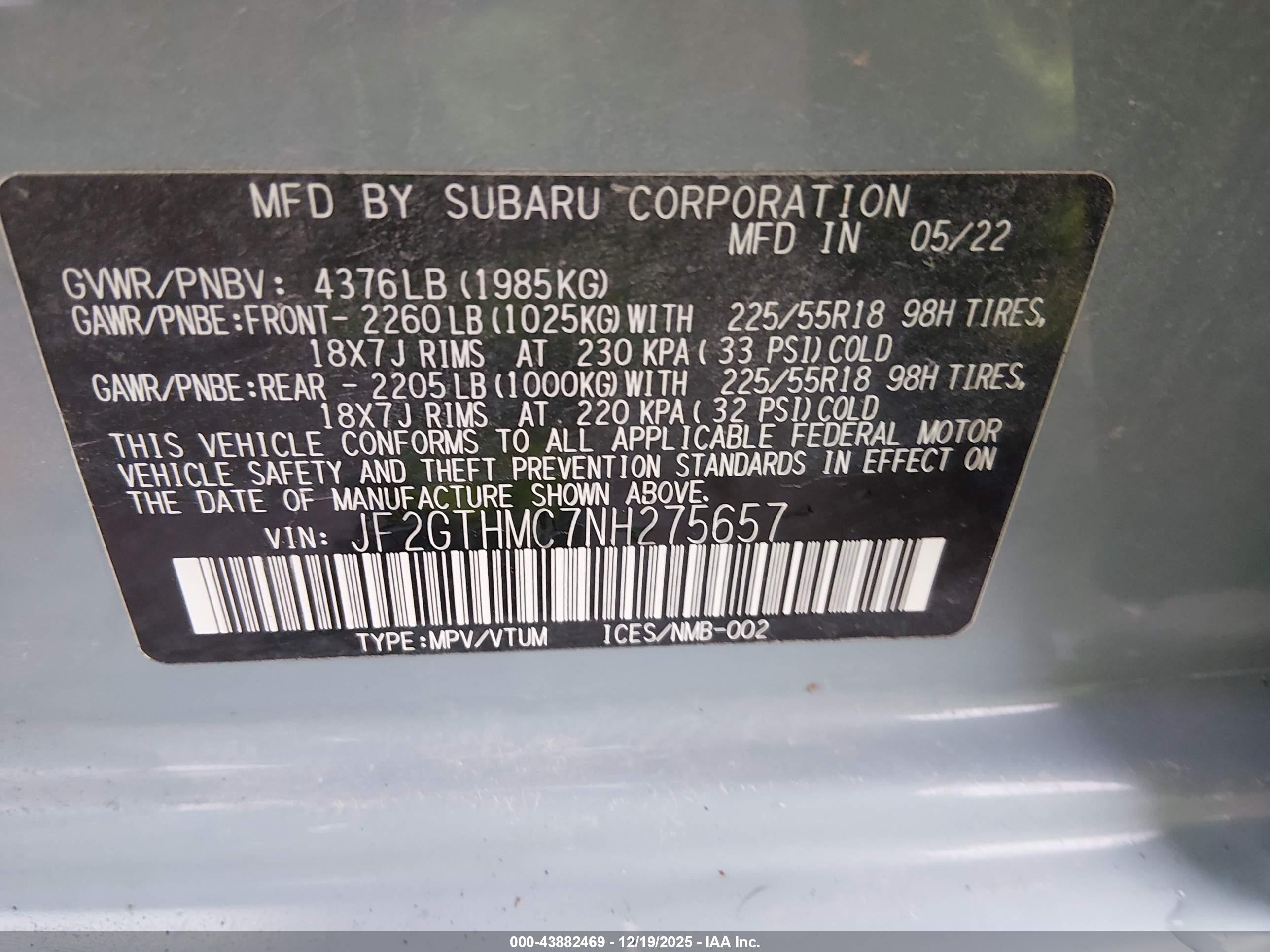 SUBARU CROSSTREK image 9