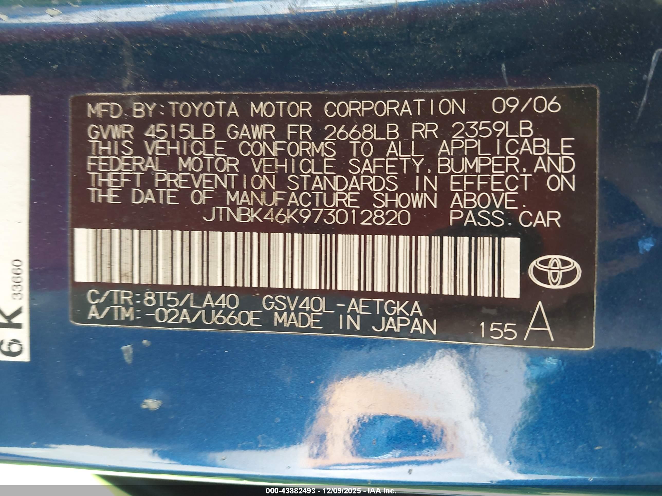 TOYOTA CAMRY image 9