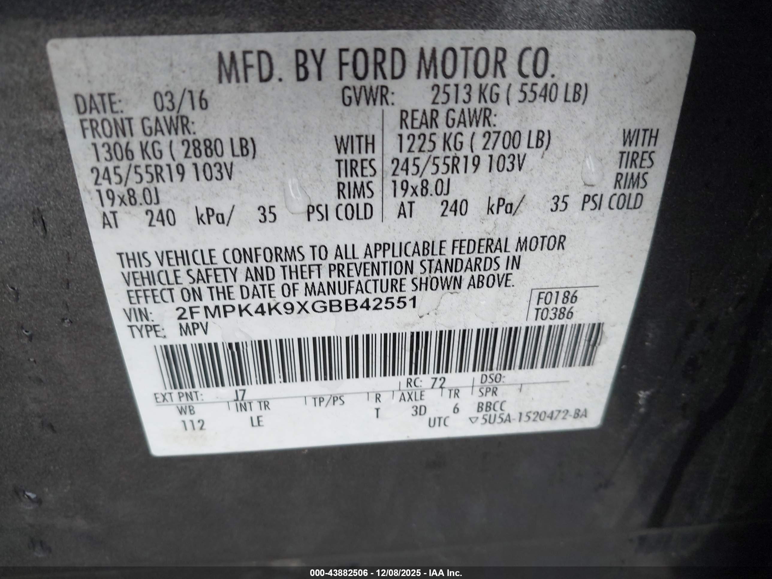 FORD EDGE image 9
