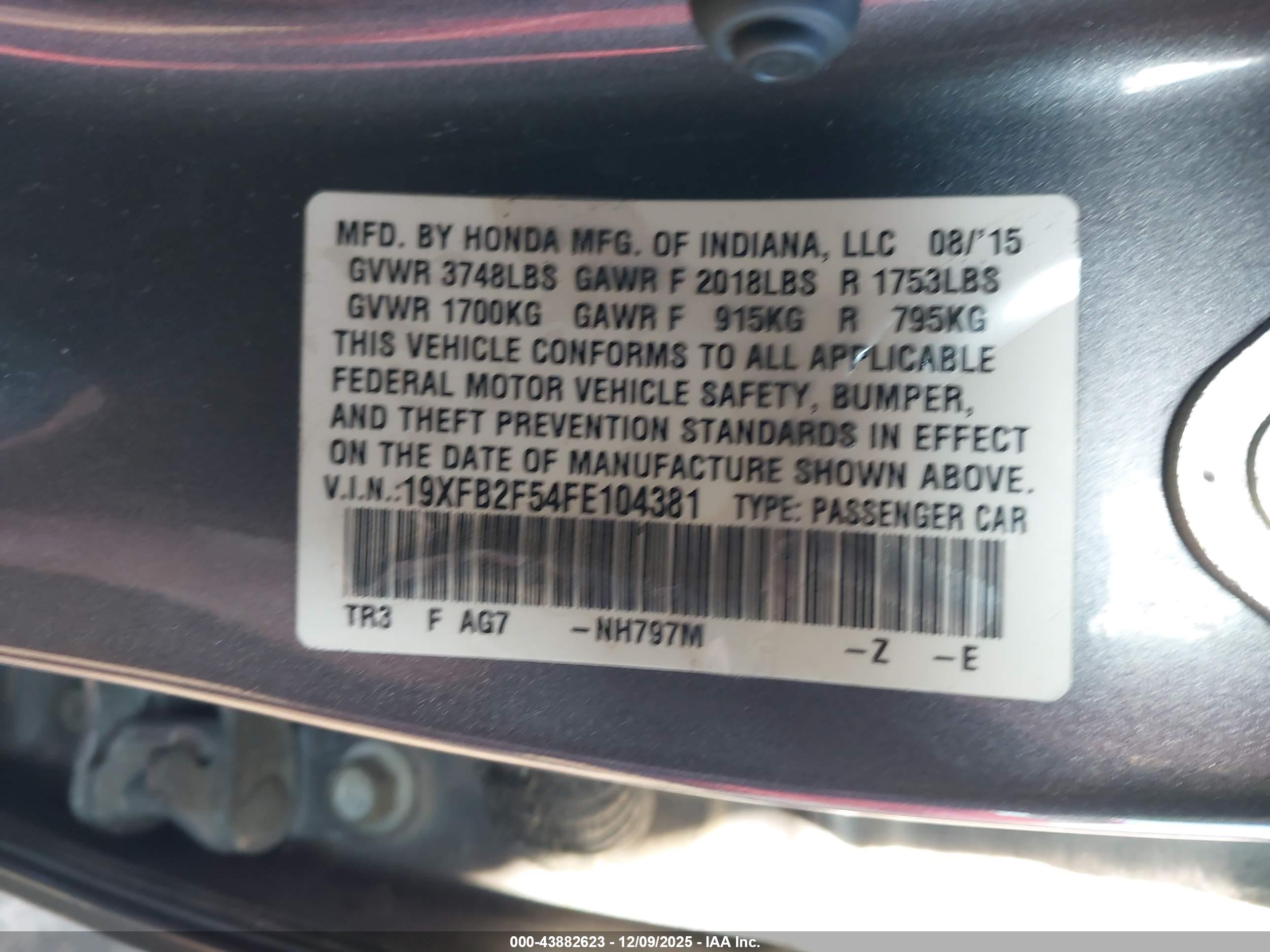 HONDA CIVIC image 9