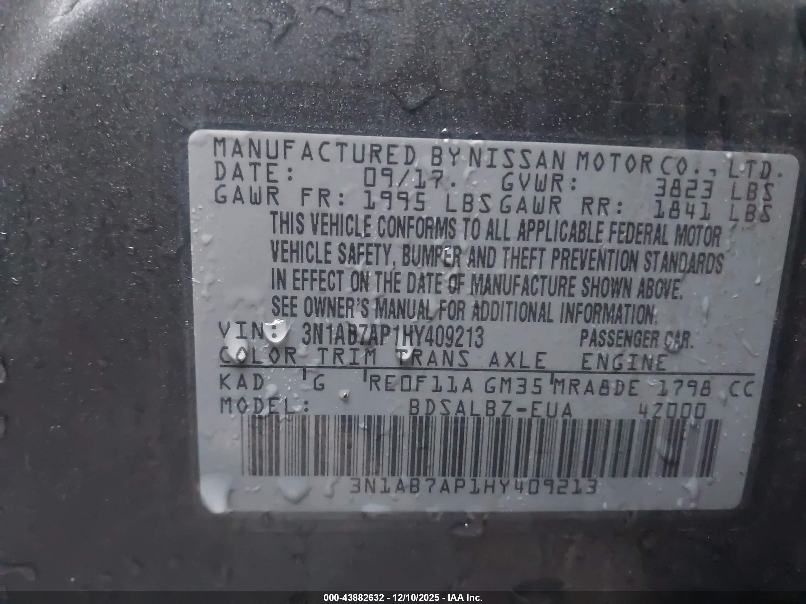 NISSAN SENTRA image 9