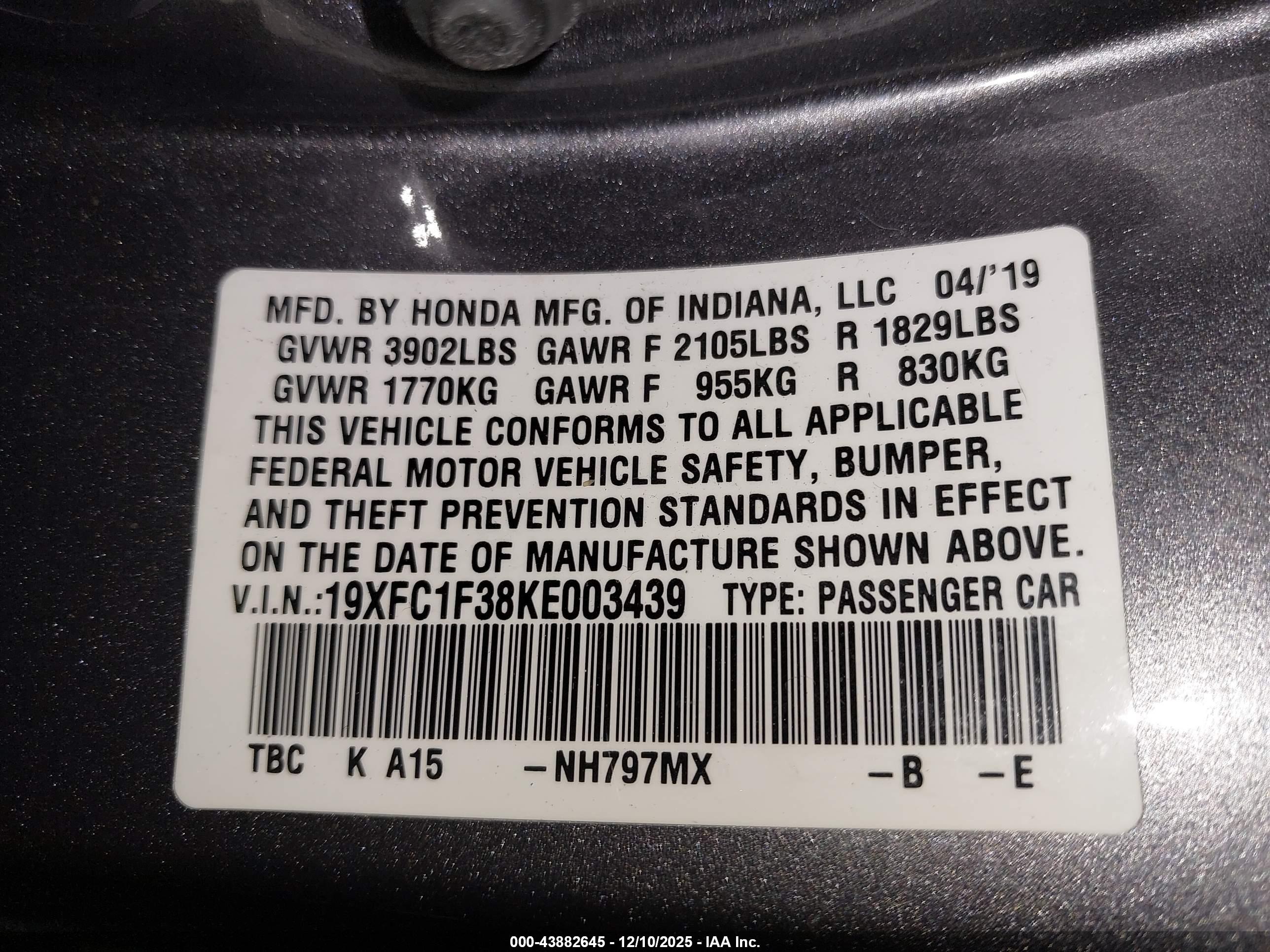 HONDA CIVIC image 9