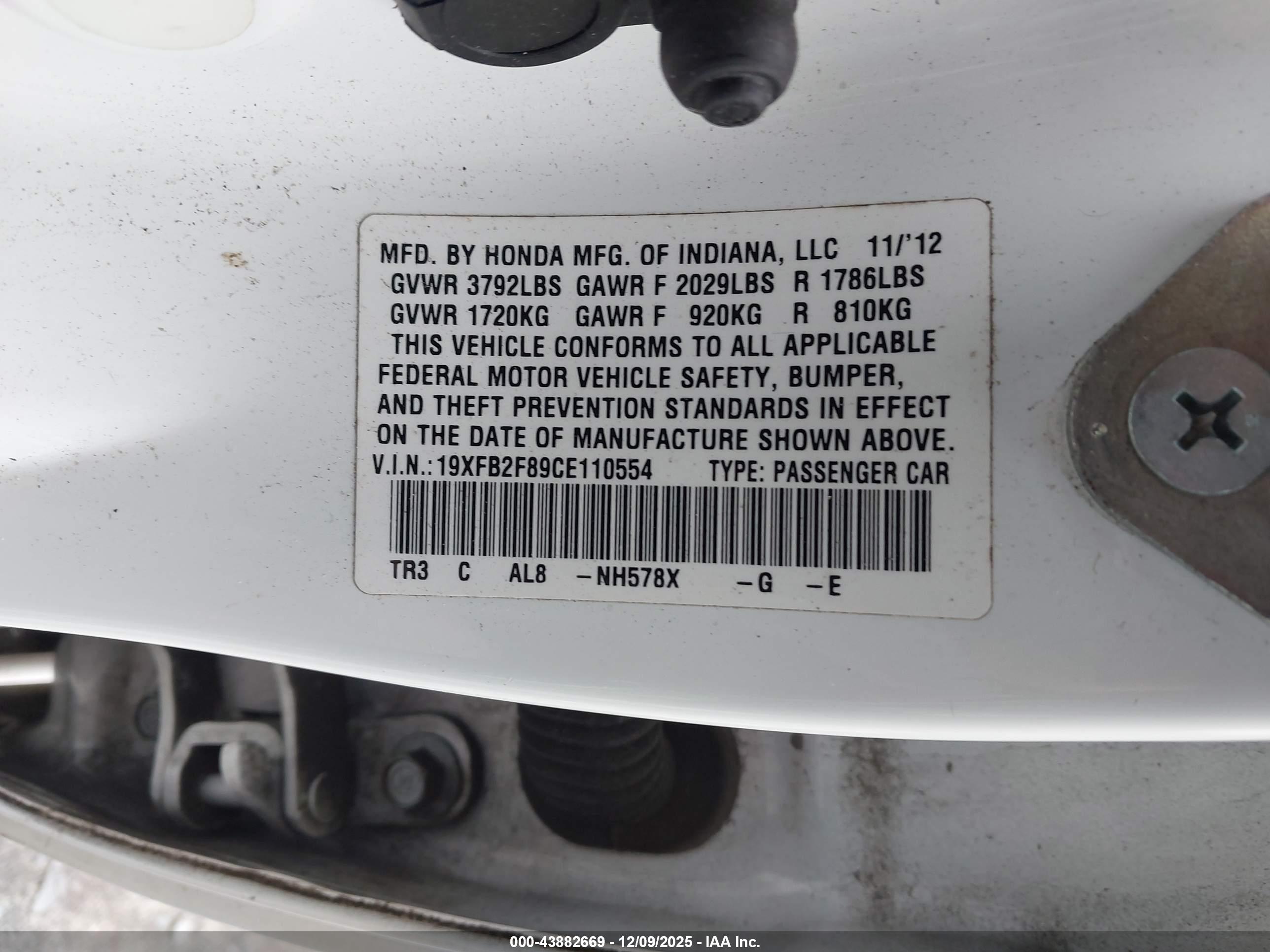 HONDA CIVIC image 9