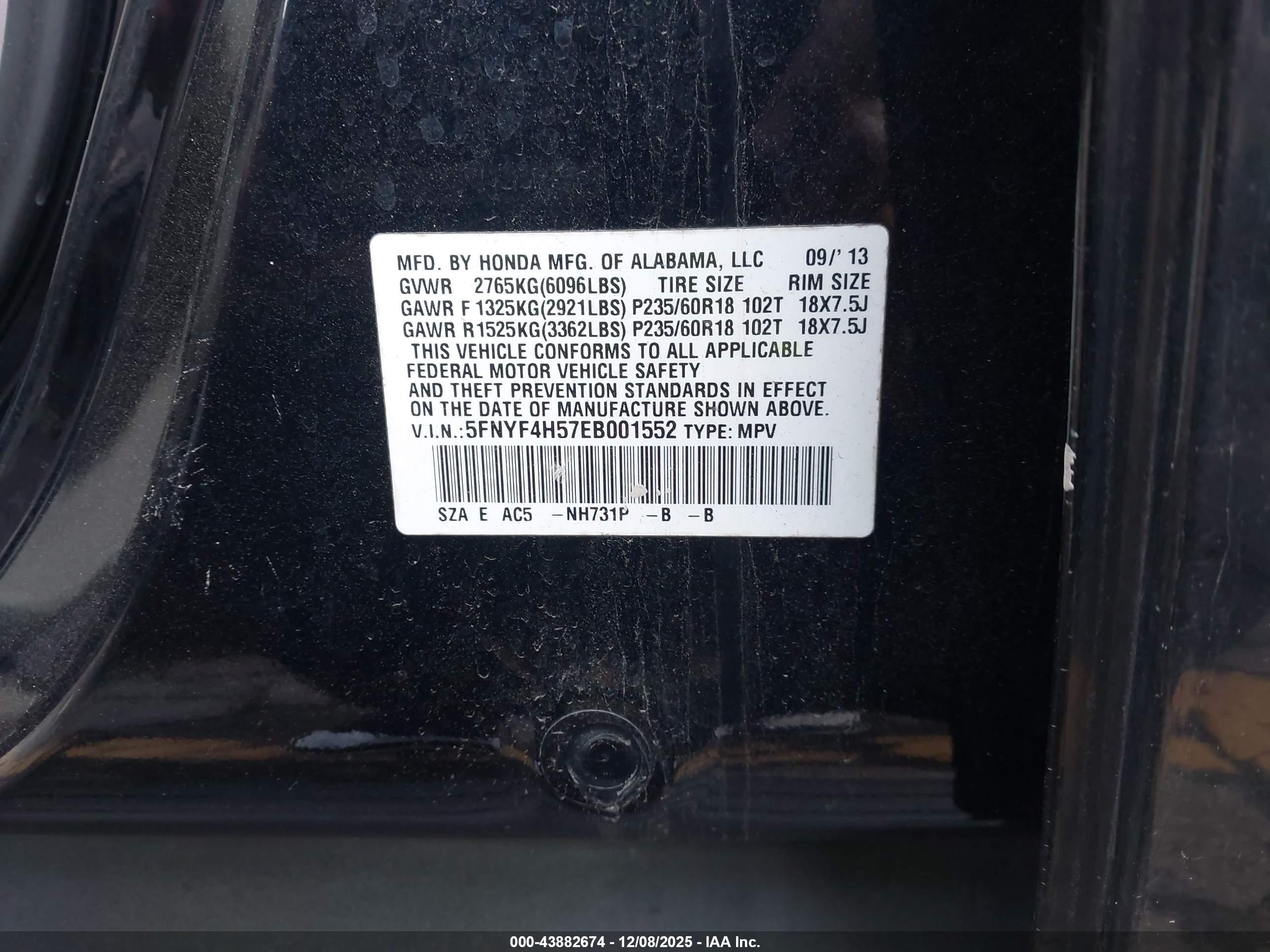 HONDA PILOT image 9
