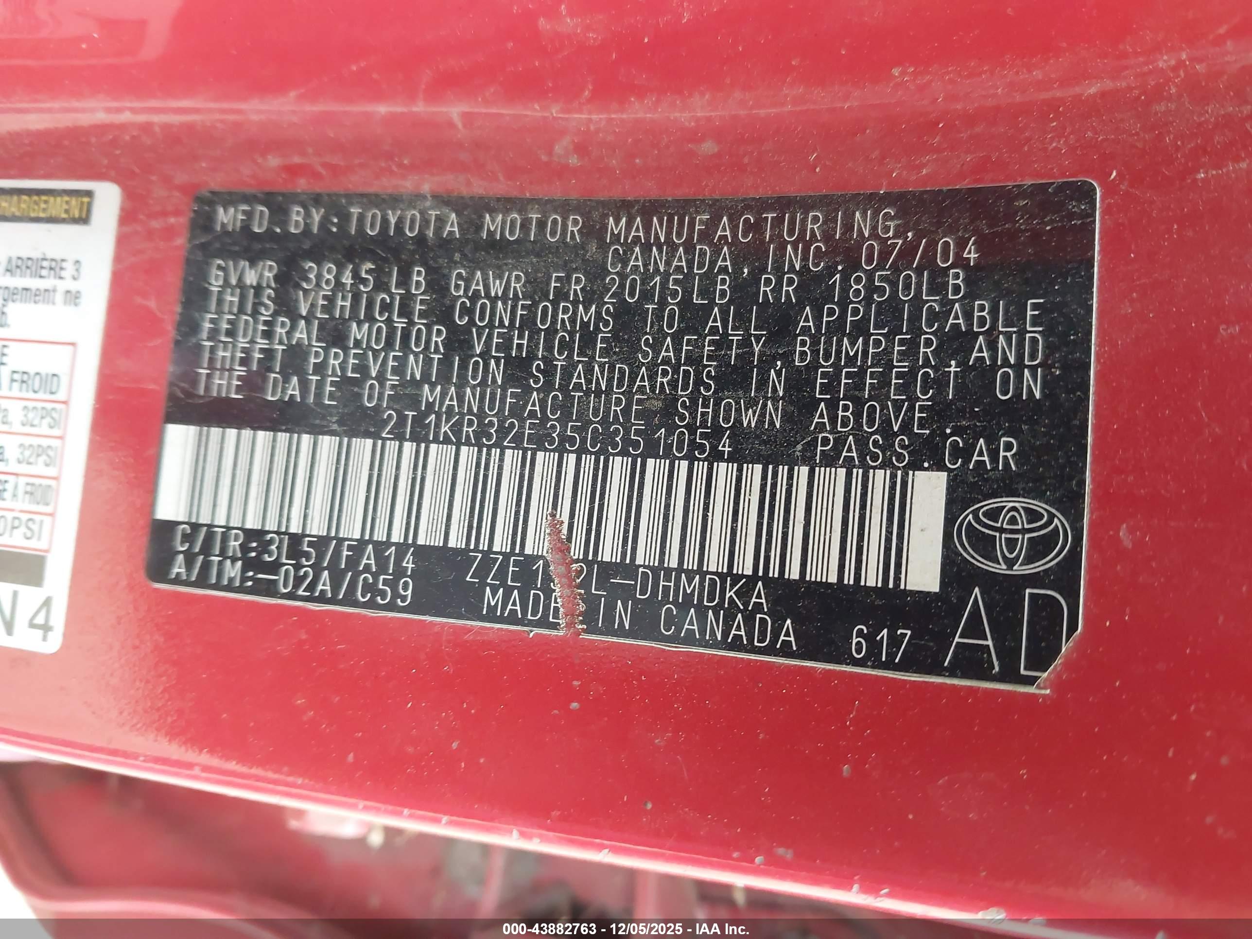 TOYOTA MATRIX image 9
