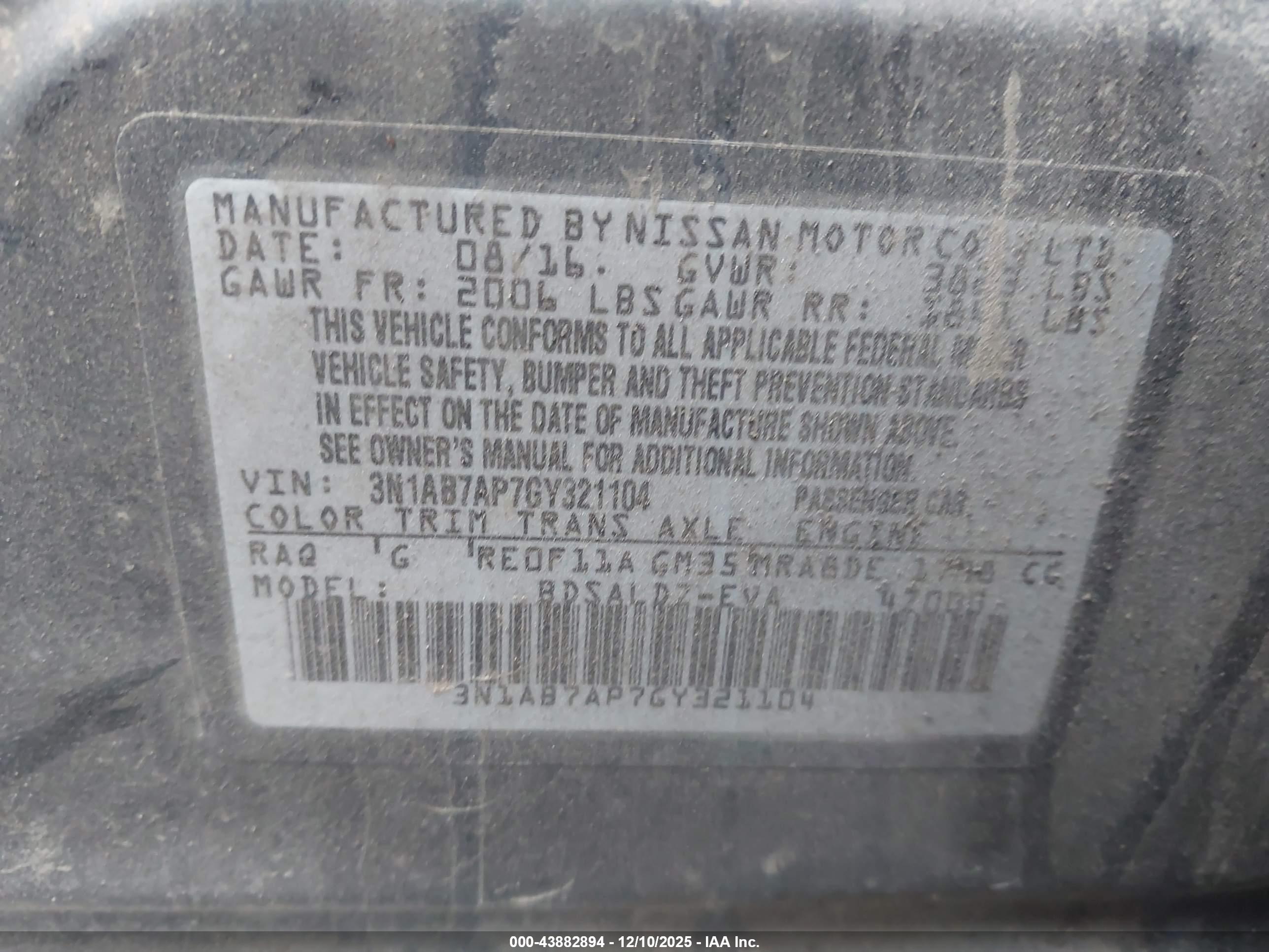 NISSAN SENTRA image 9