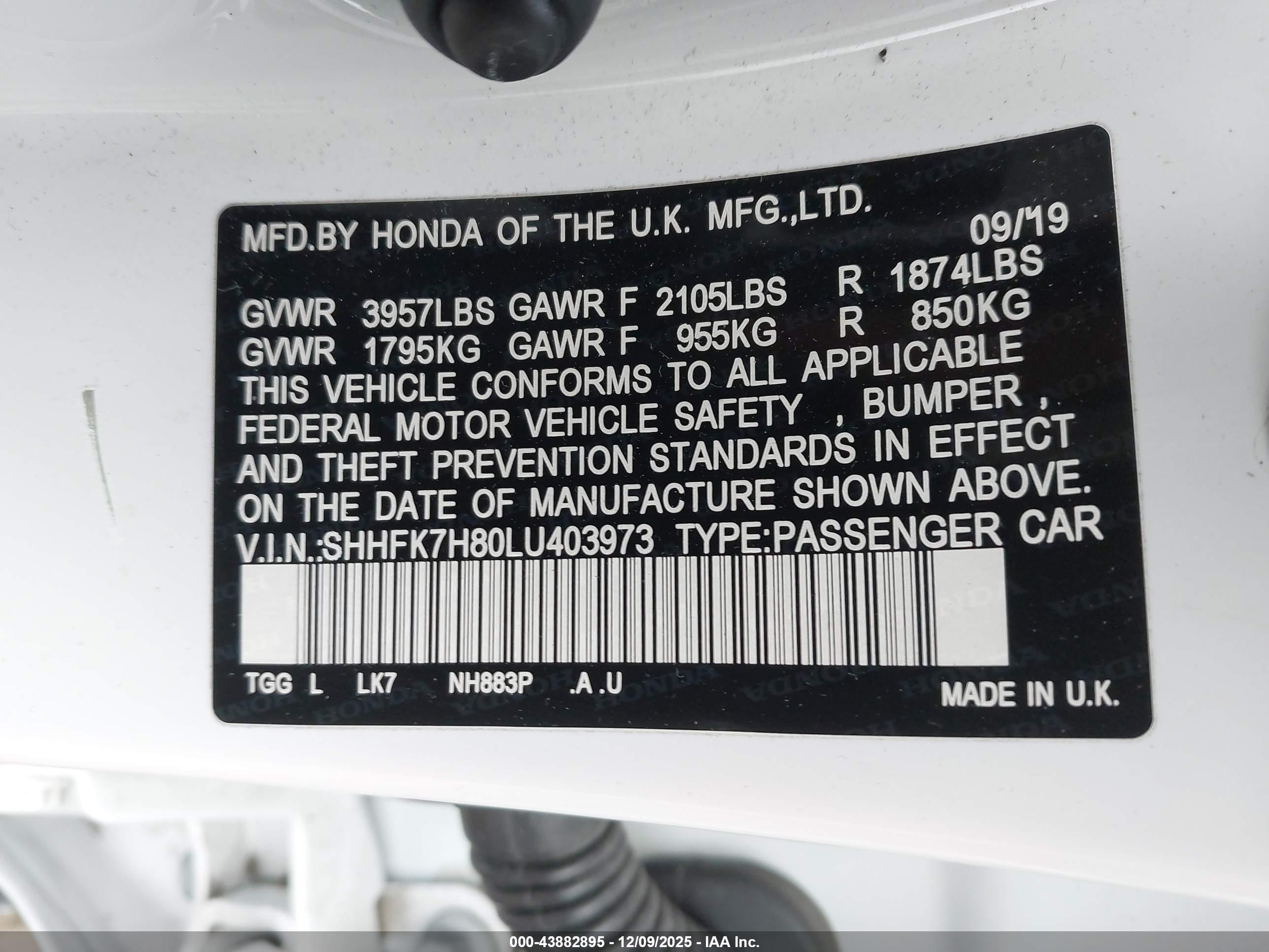 HONDA CIVIC image 9
