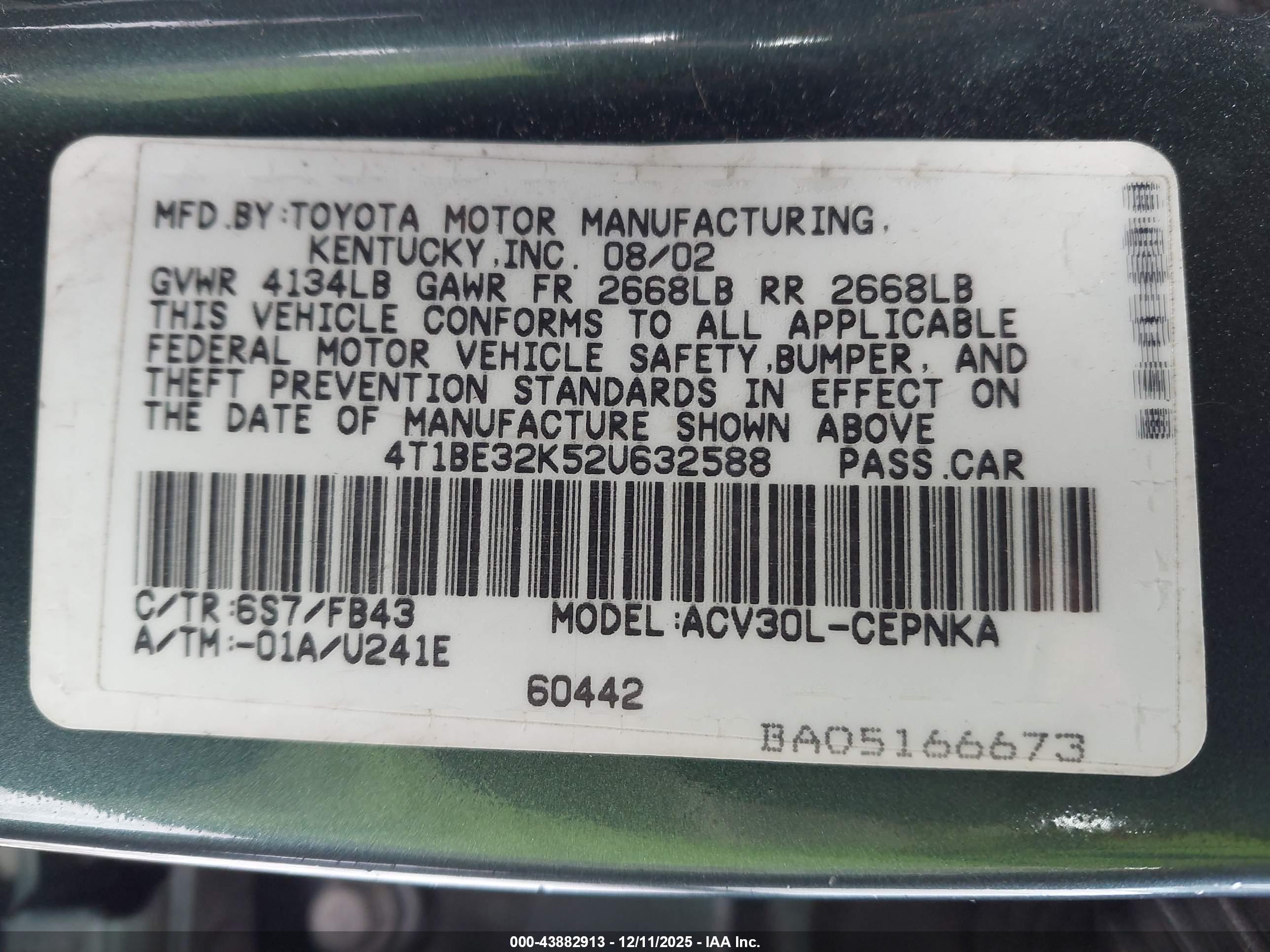 TOYOTA CAMRY image 9