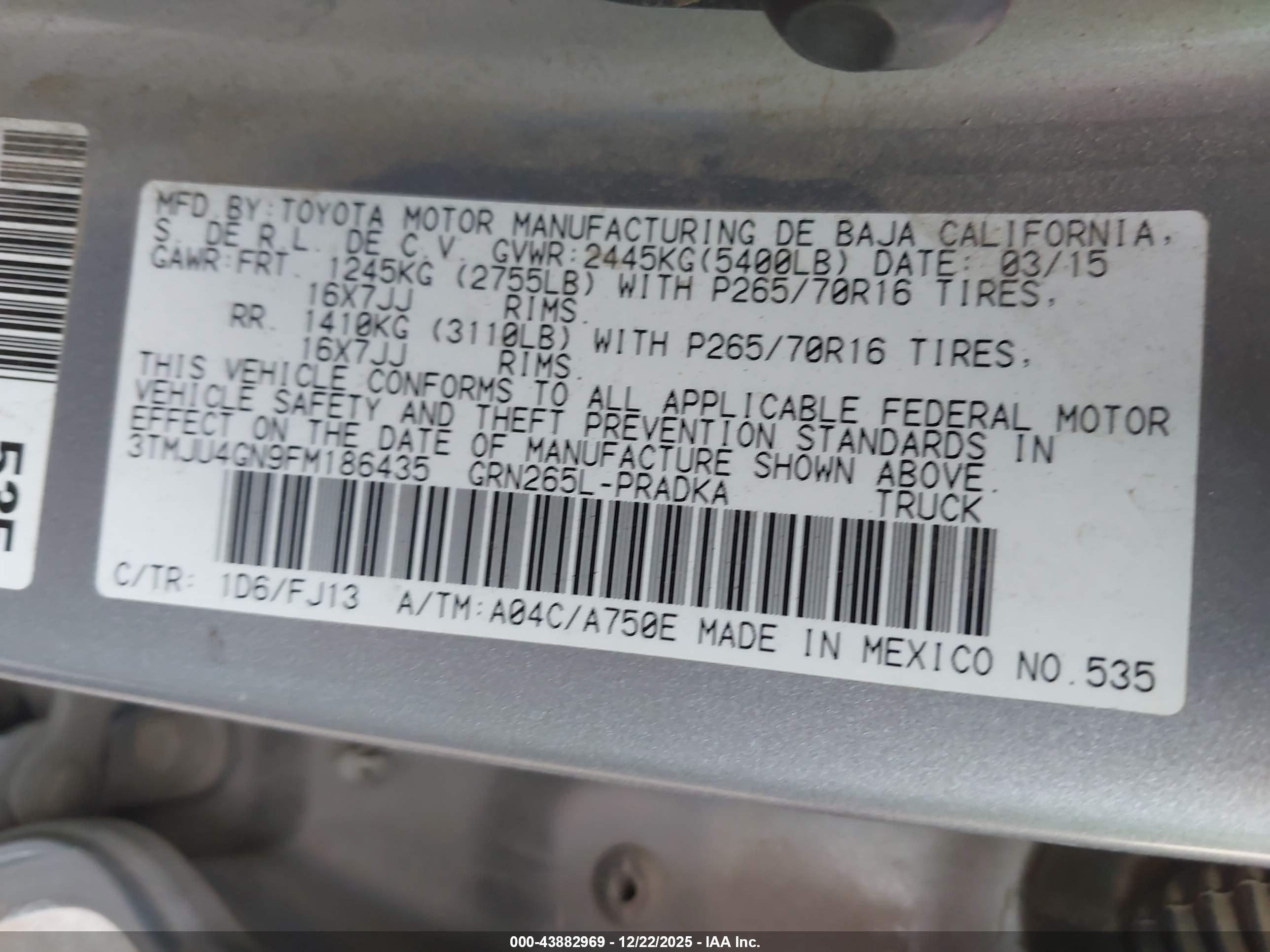 TOYOTA TACOMA image 9