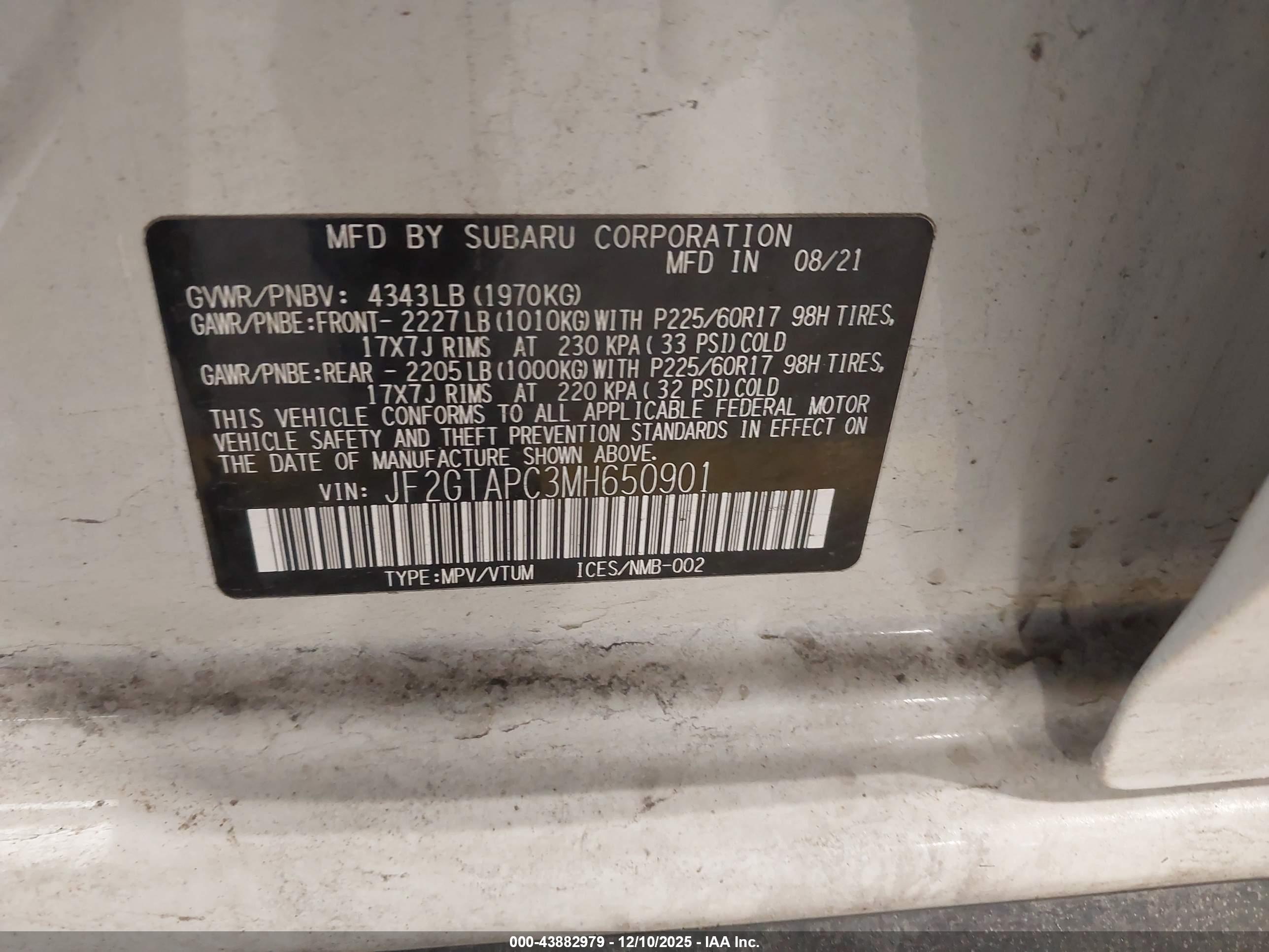 SUBARU CROSSTREK image 9