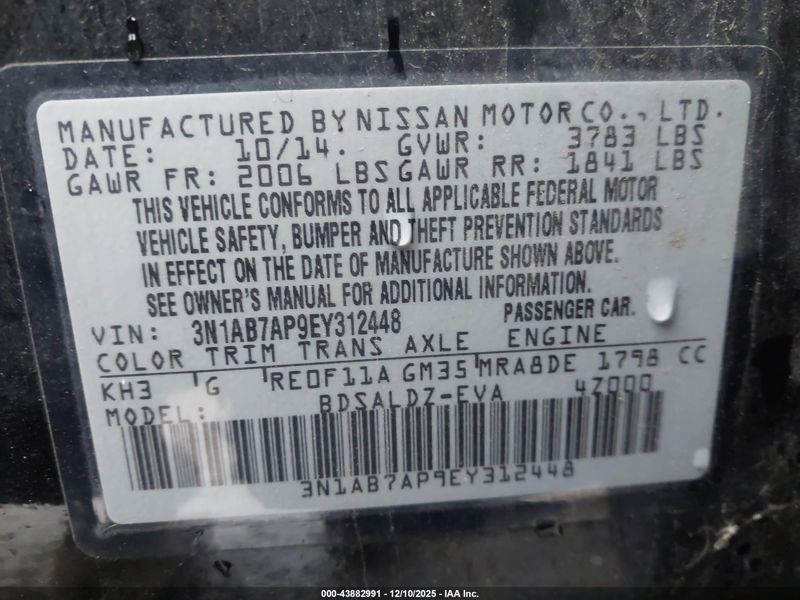 NISSAN SENTRA image 9