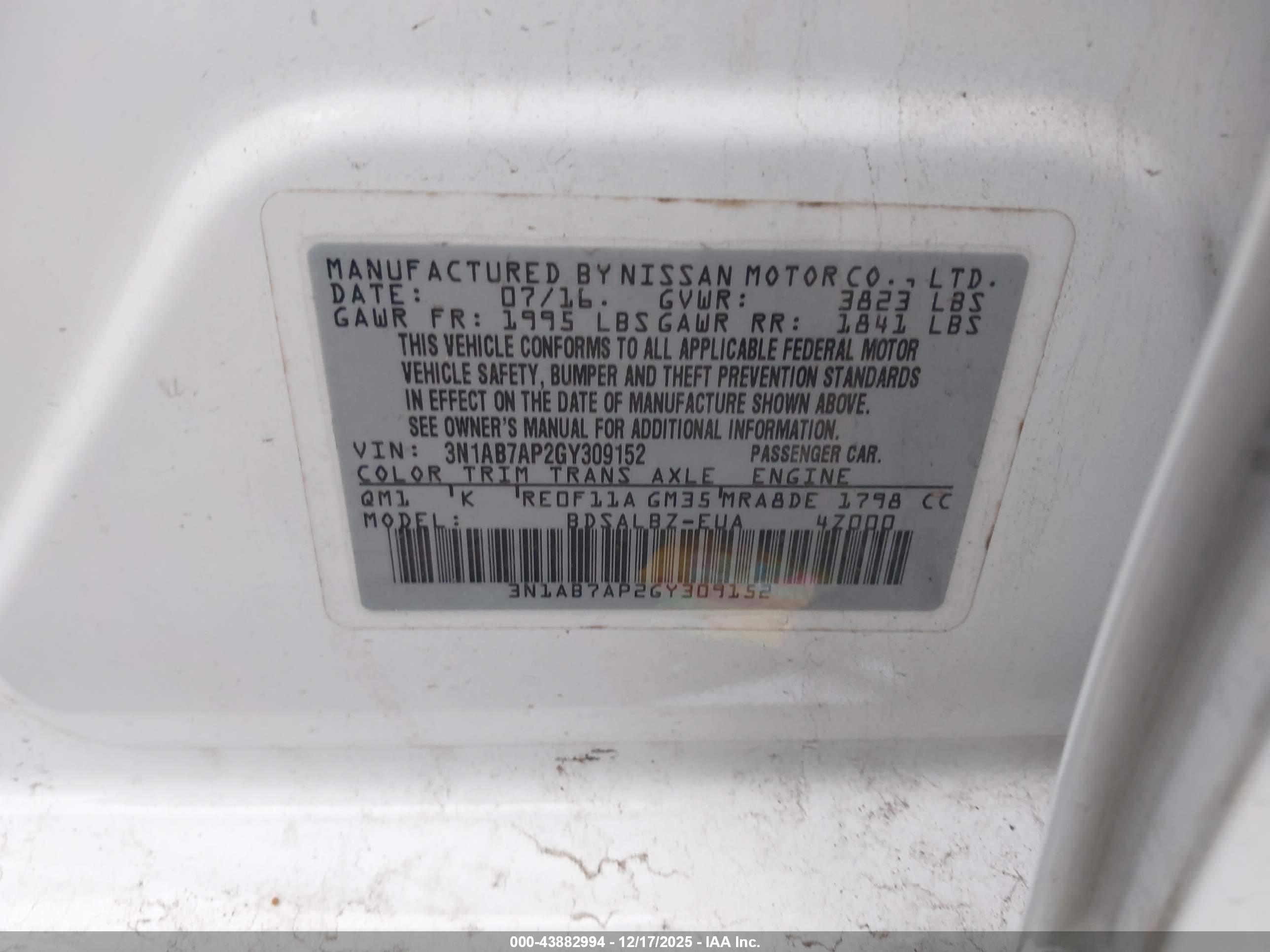 NISSAN SENTRA image 9
