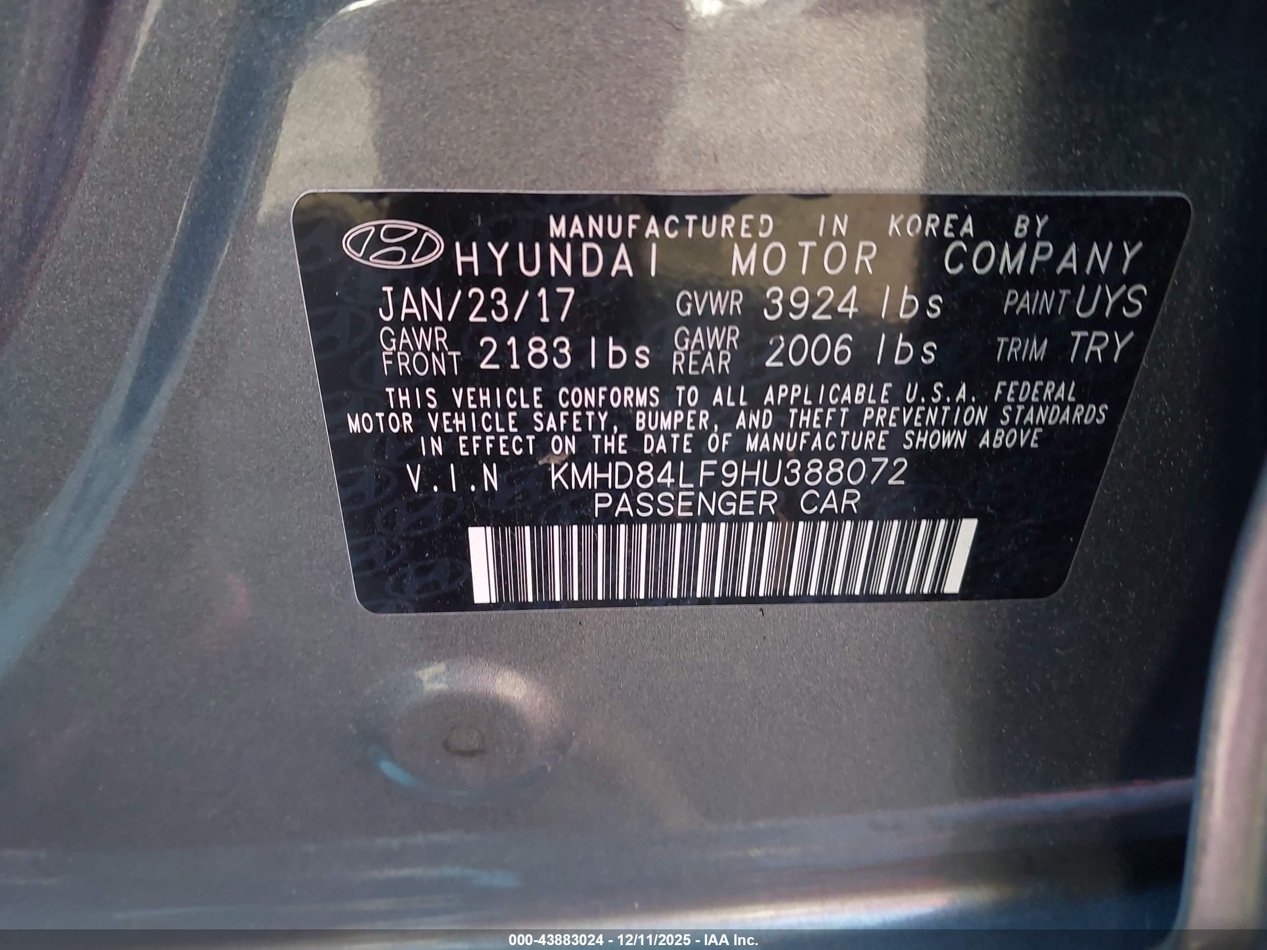 HYUNDAI ELANTRA image 9