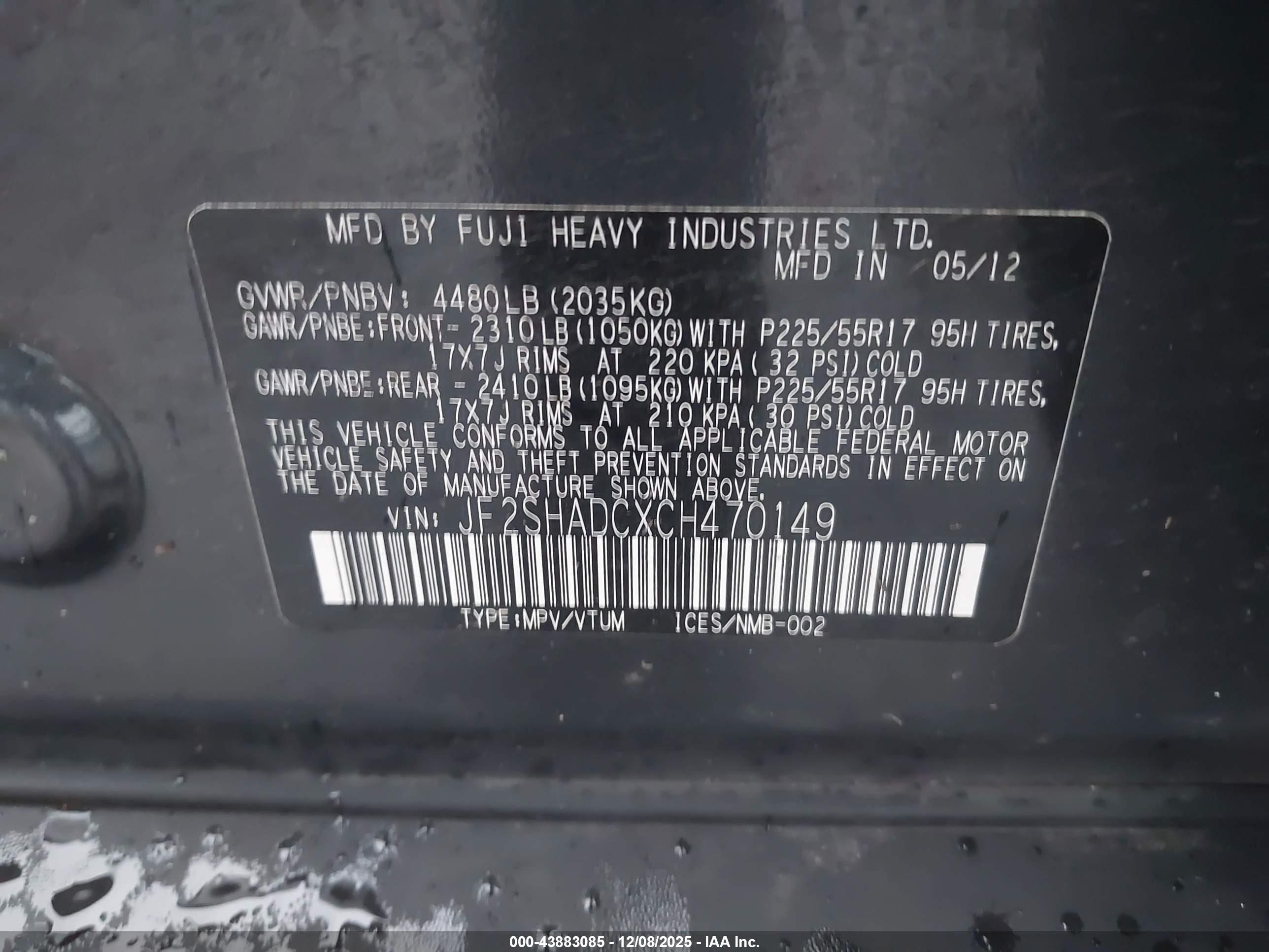 SUBARU FORESTER image 9