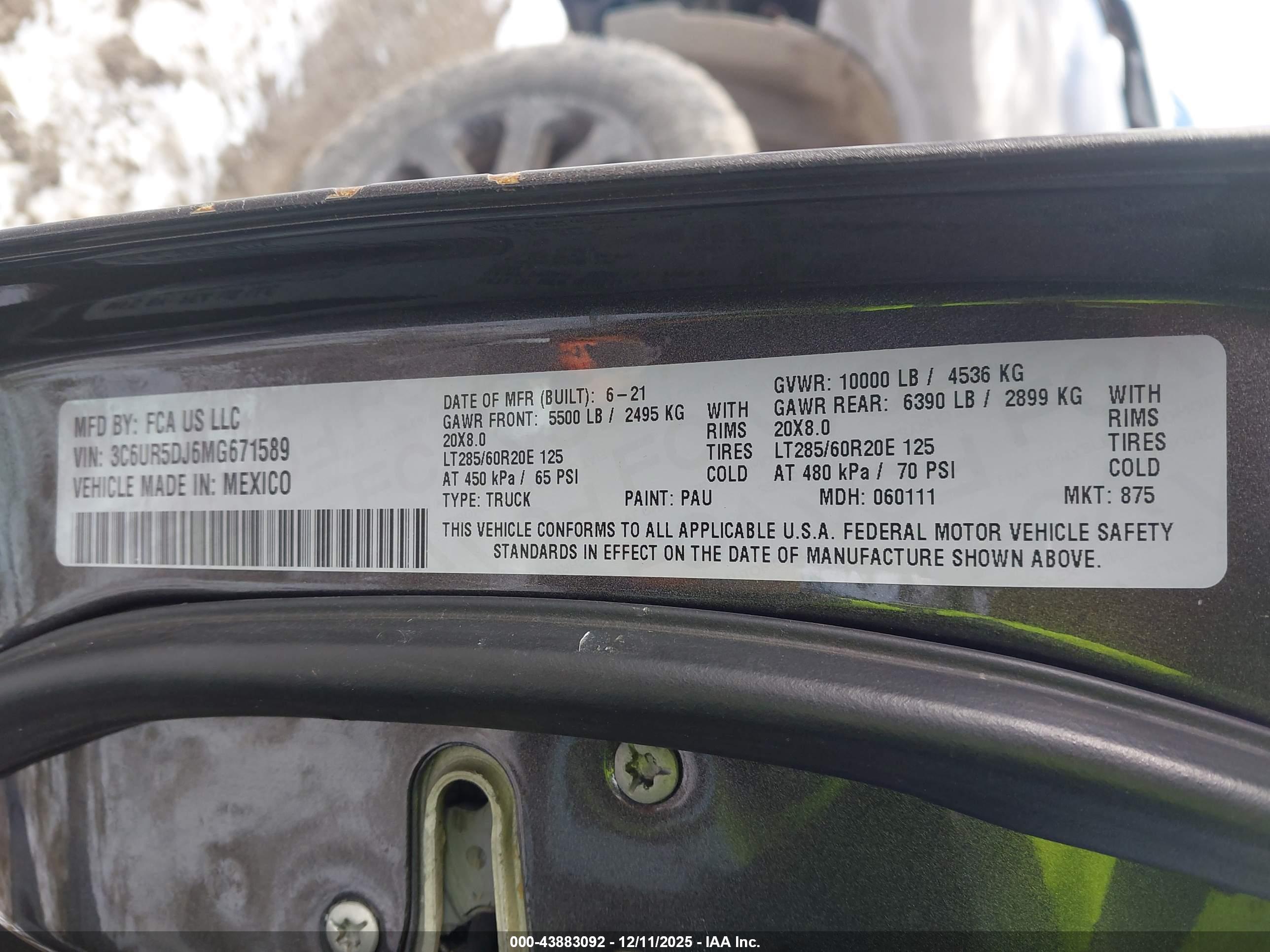 RAM 2500 image 9