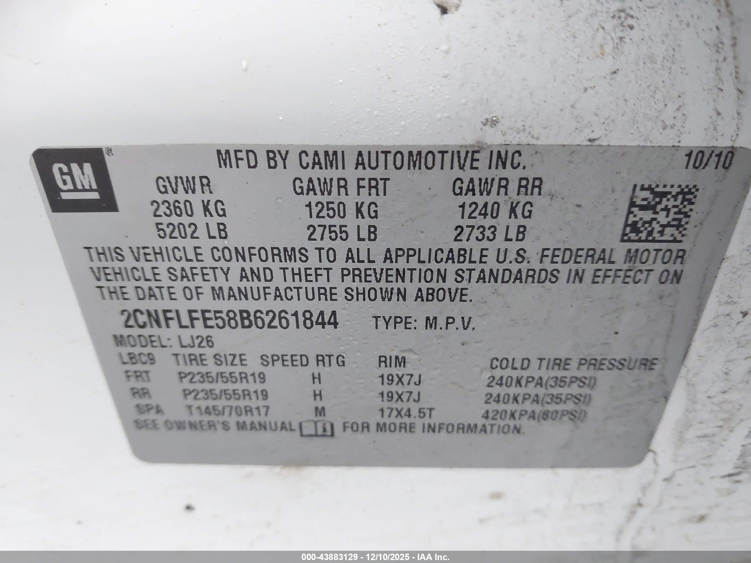 CHEVROLET EQUINOX image 9
