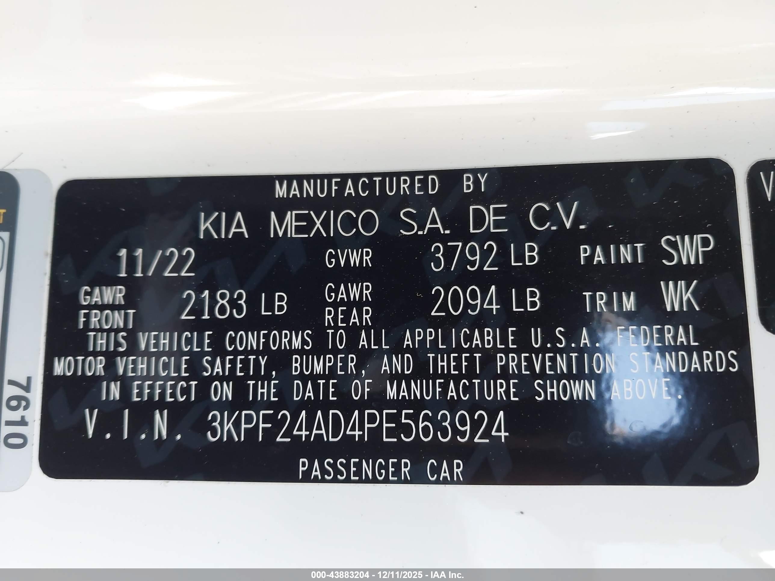 KIA FORTE image 9