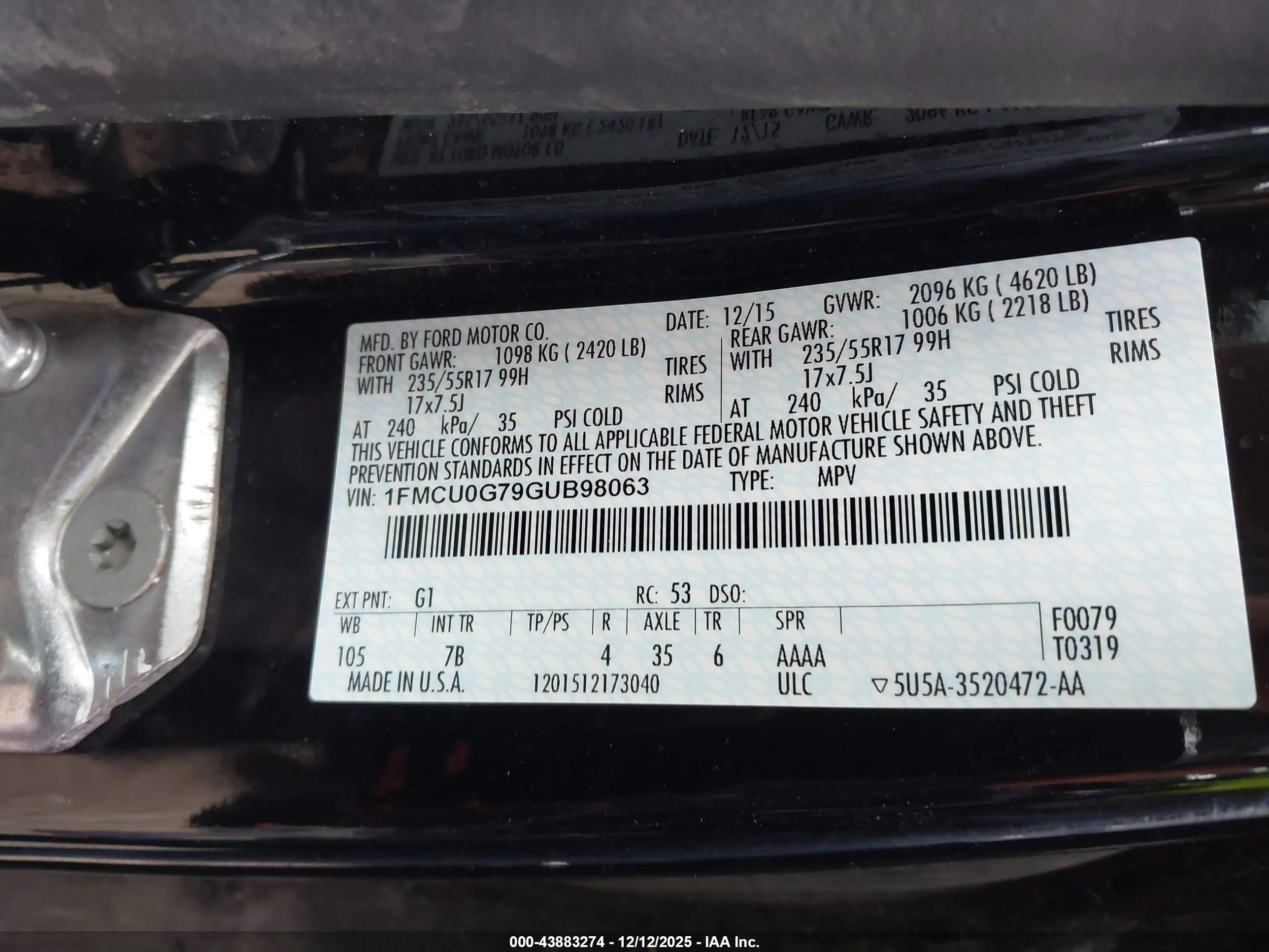 FORD ESCAPE image 9