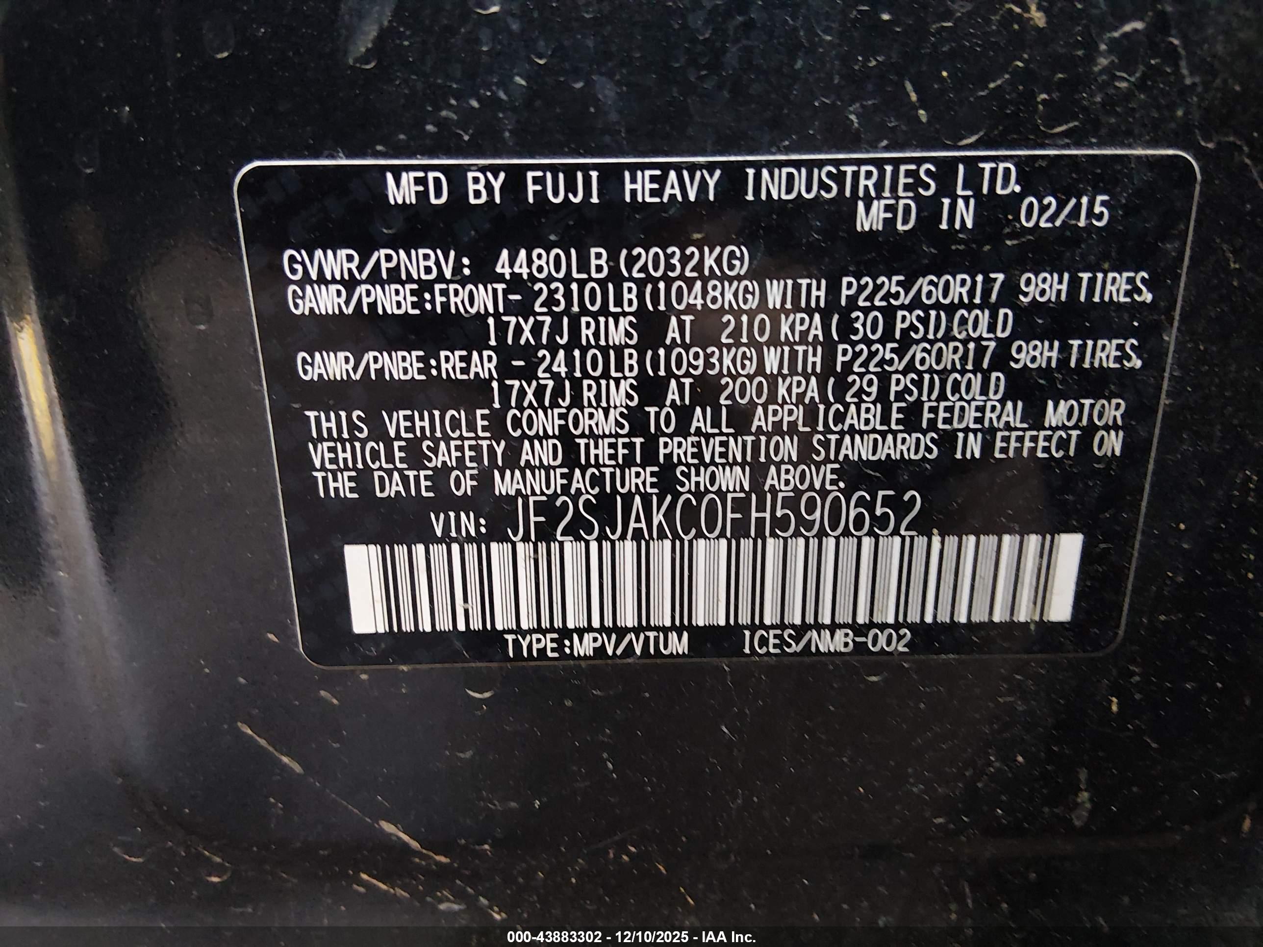 SUBARU FORESTER image 9