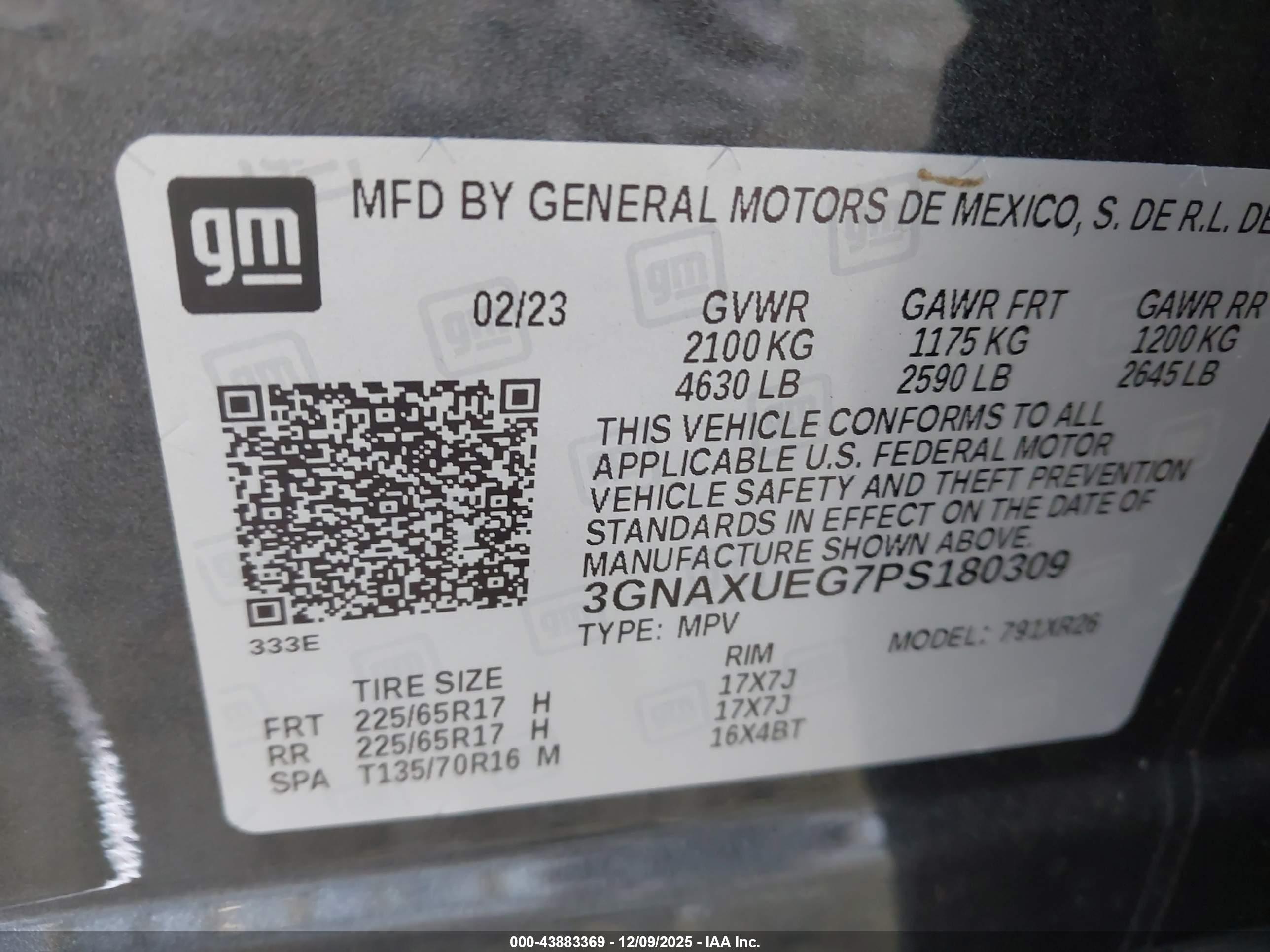 CHEVROLET EQUINOX image 9