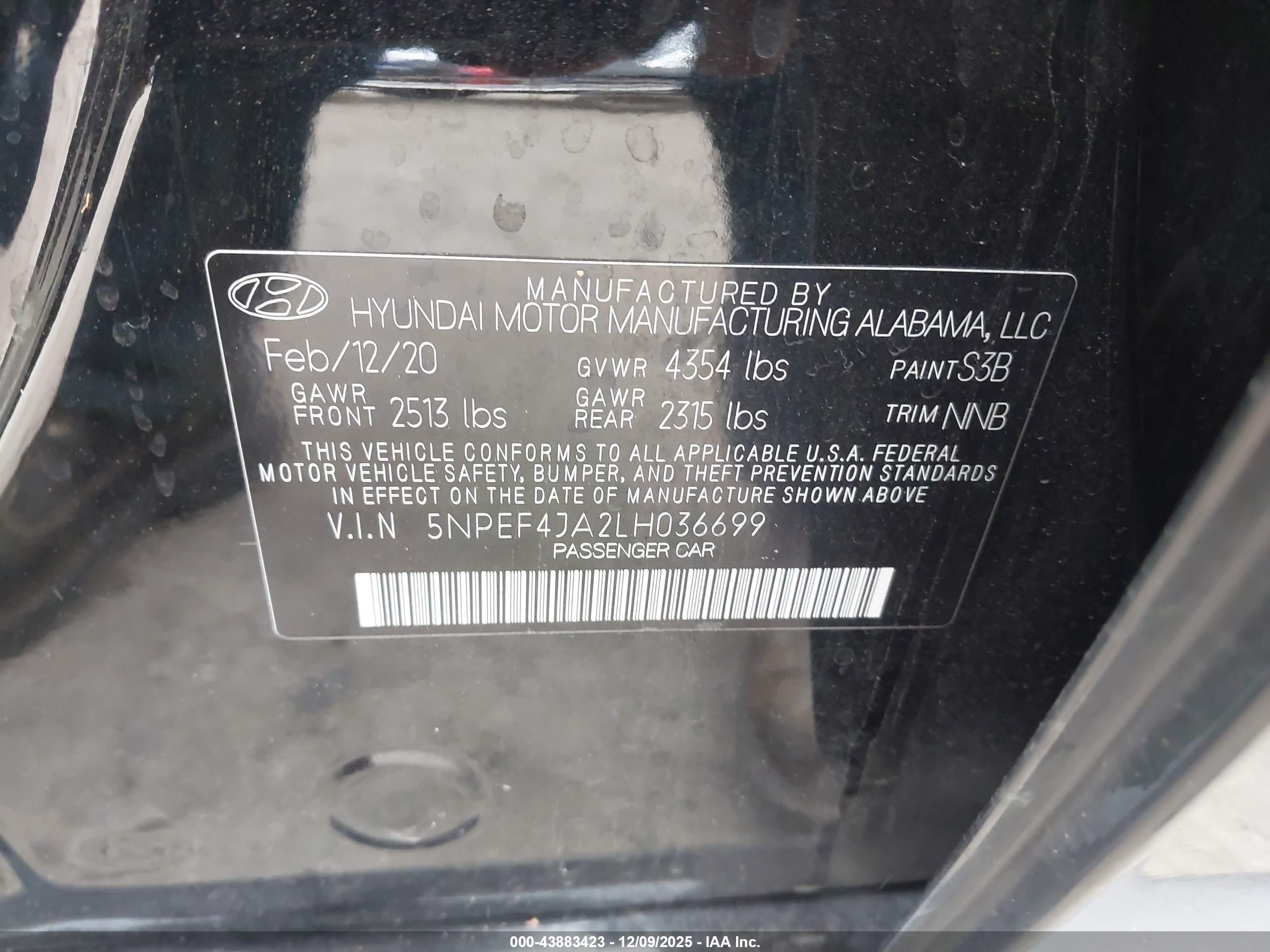 HYUNDAI SONATA image 9