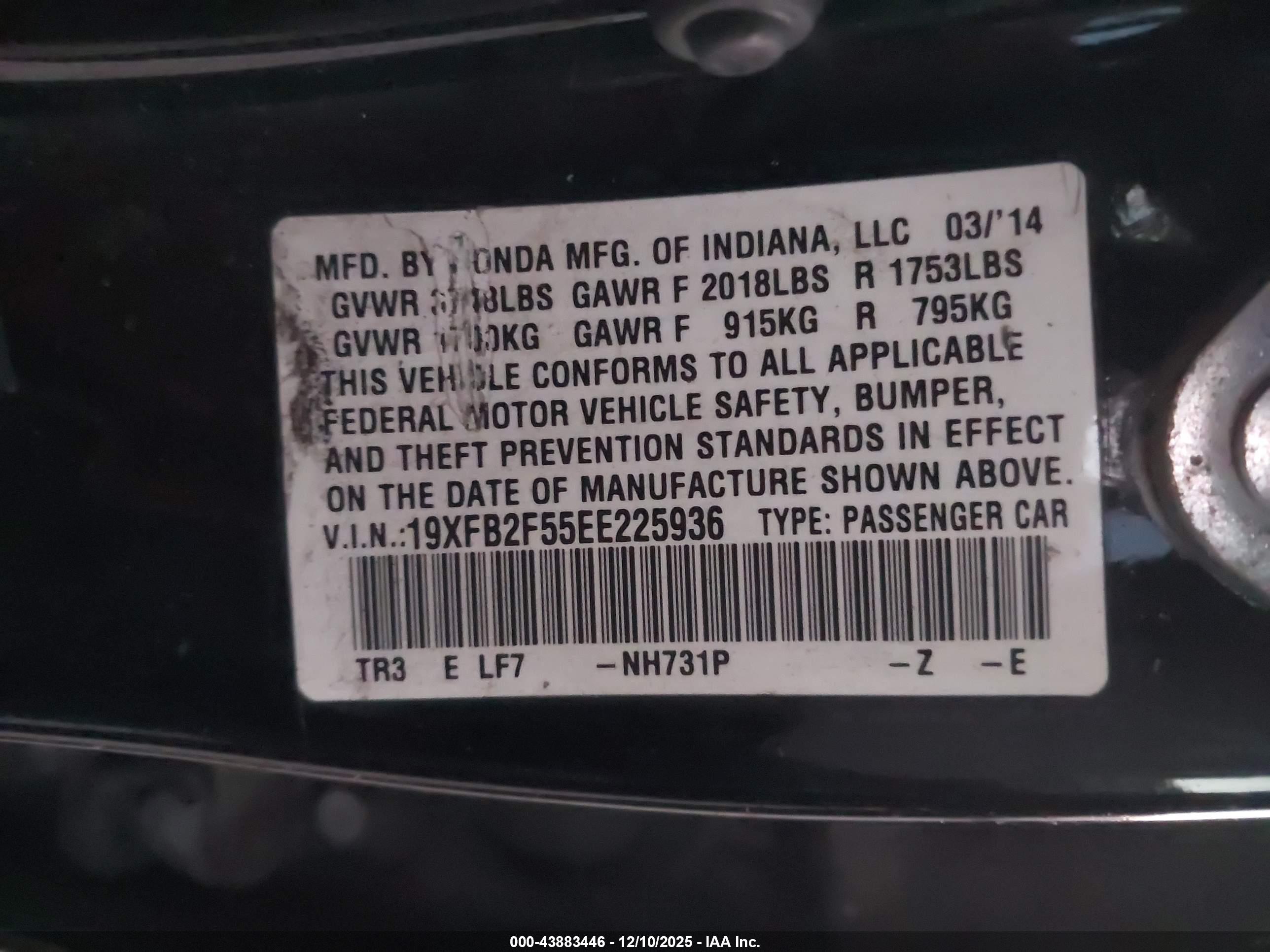 HONDA CIVIC image 9