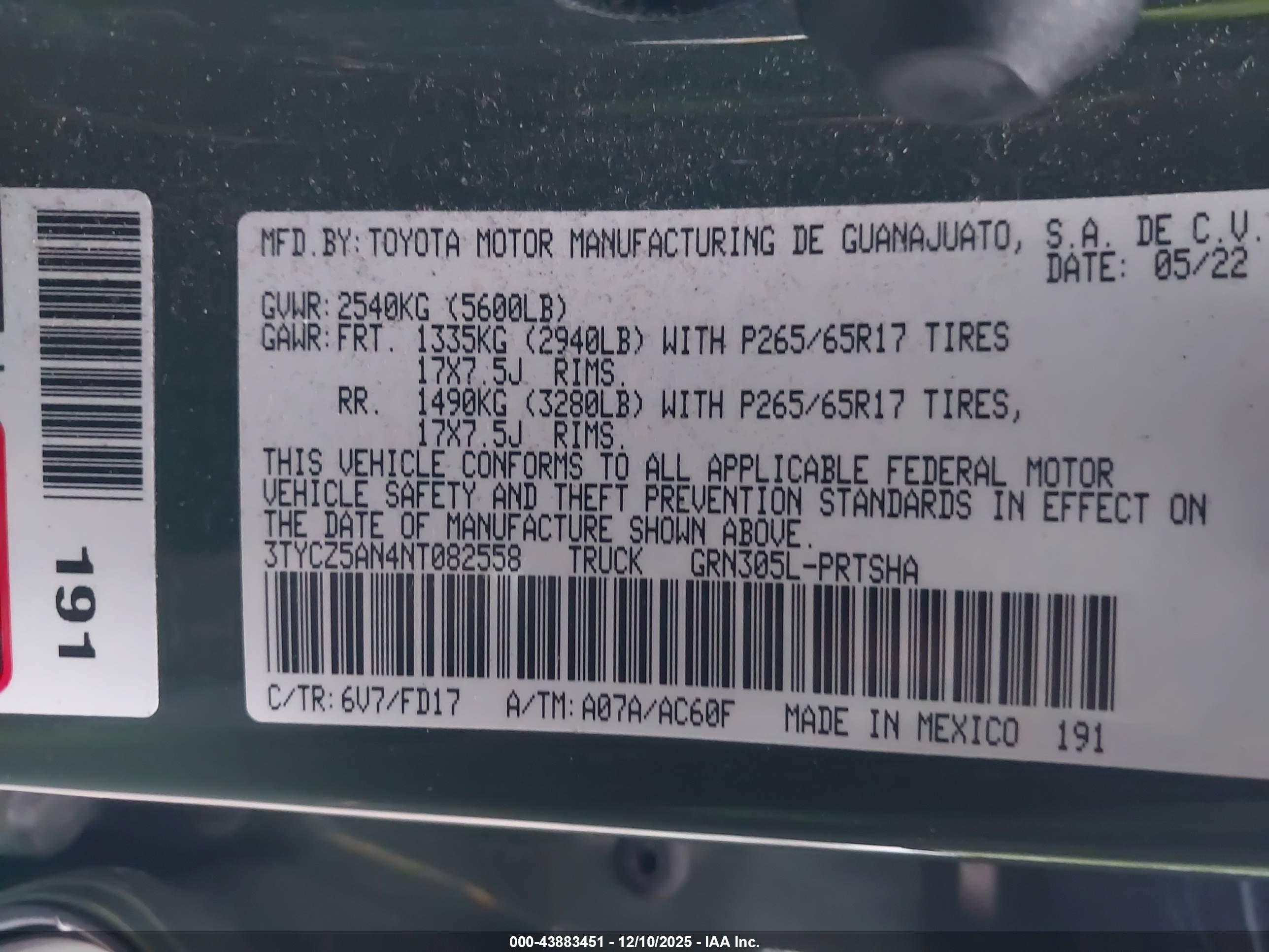 TOYOTA TACOMA image 9