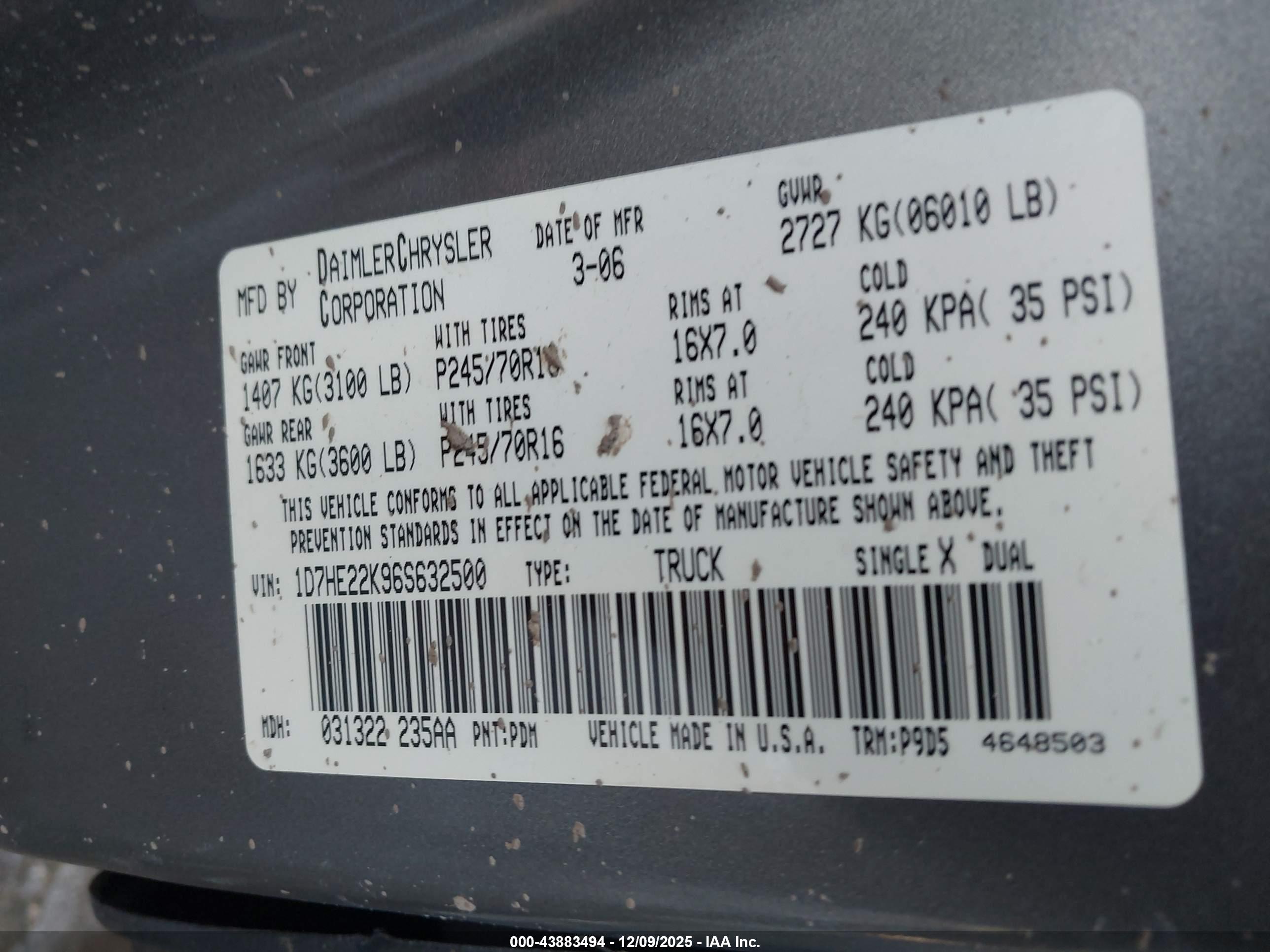 DODGE DAKOTA image 9