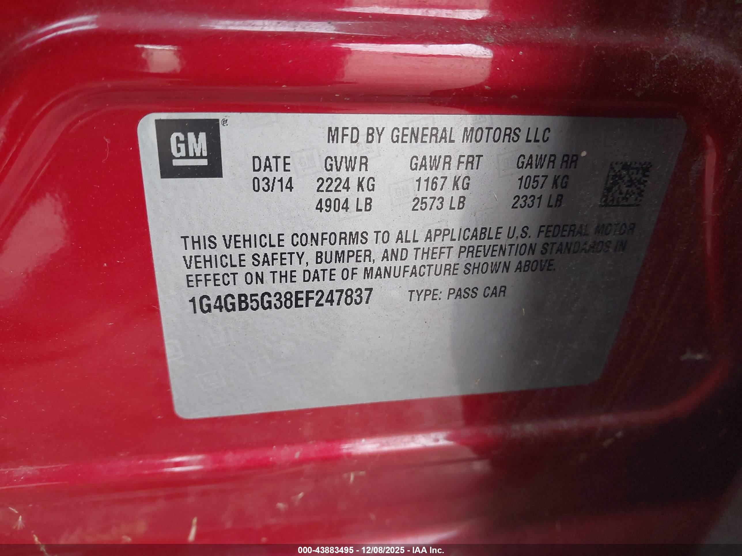 BUICK LACROSSE image 9