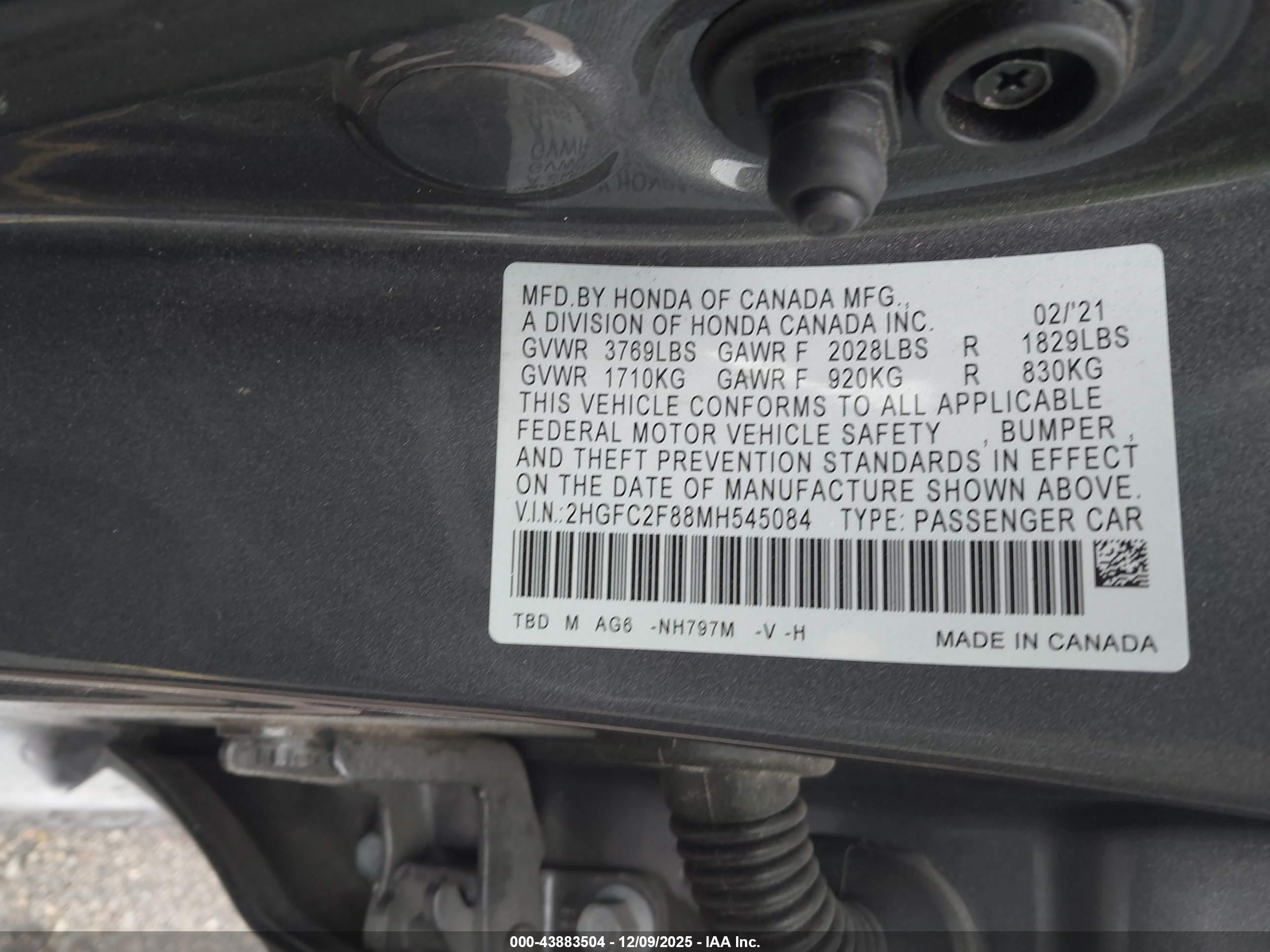 HONDA CIVIC image 9