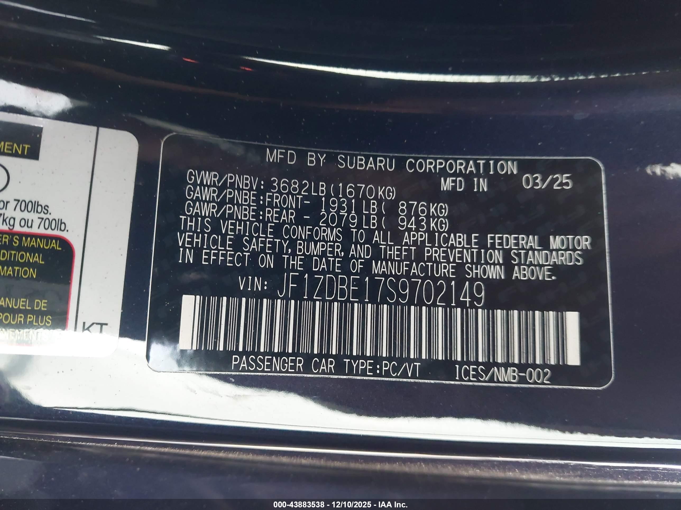 SUBARU BRZ image 9