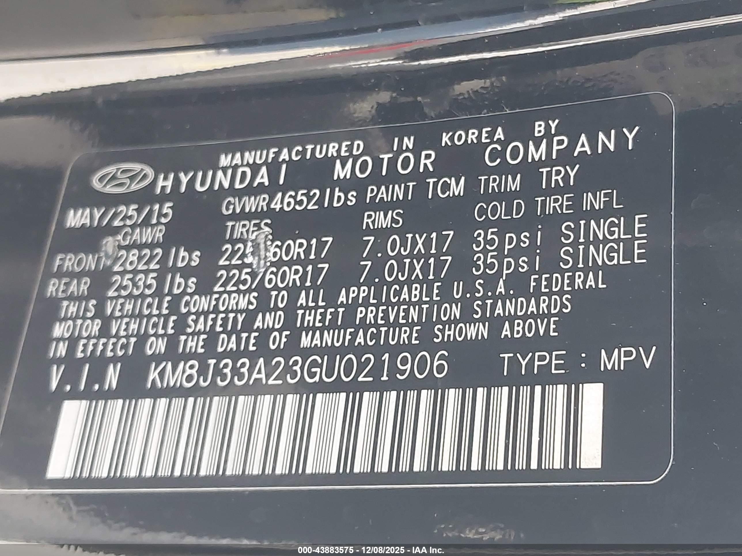 HYUNDAI TUCSON image 9
