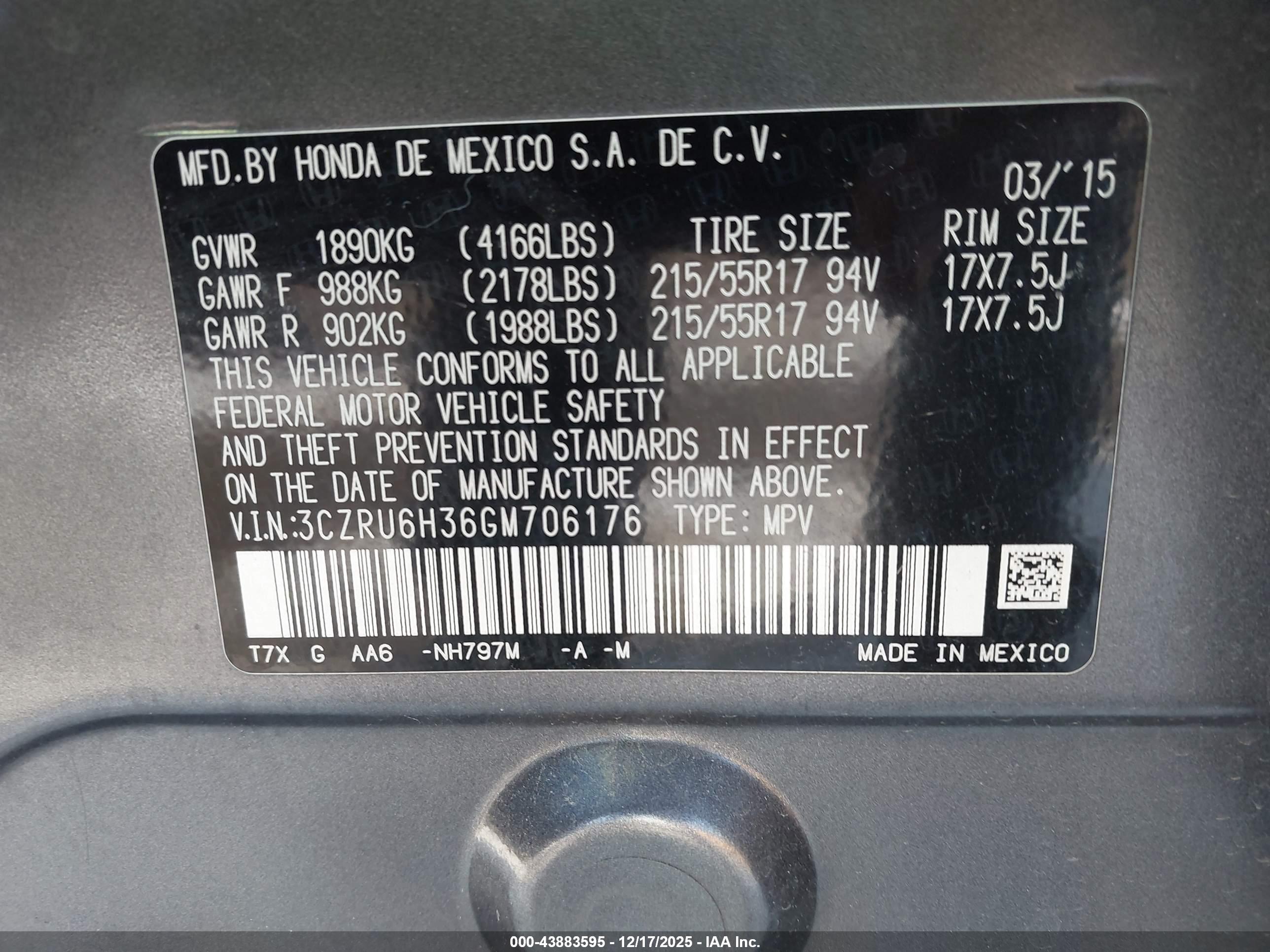 HONDA HR-V image 9