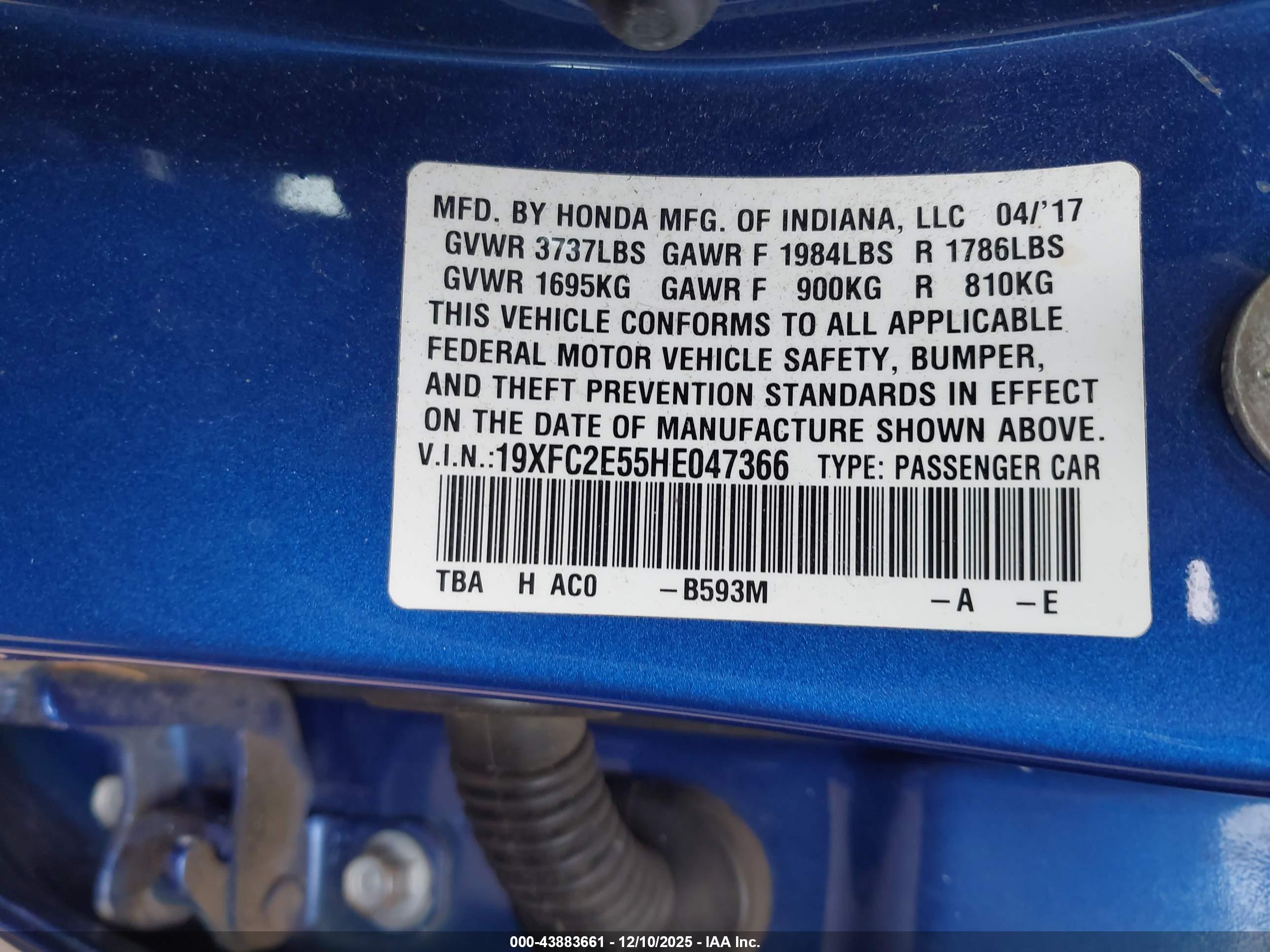 HONDA CIVIC image 9
