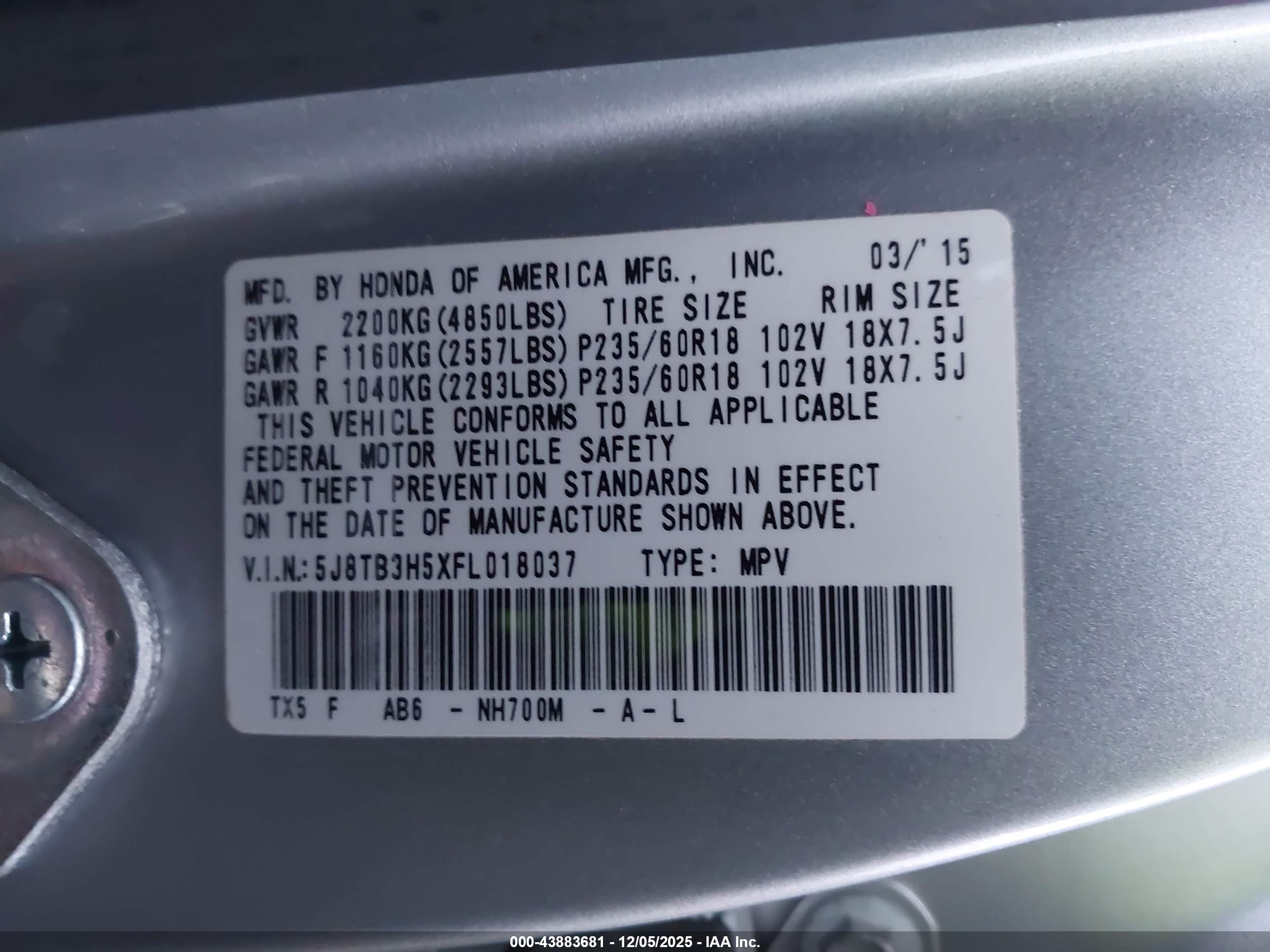 ACURA RDX image 9