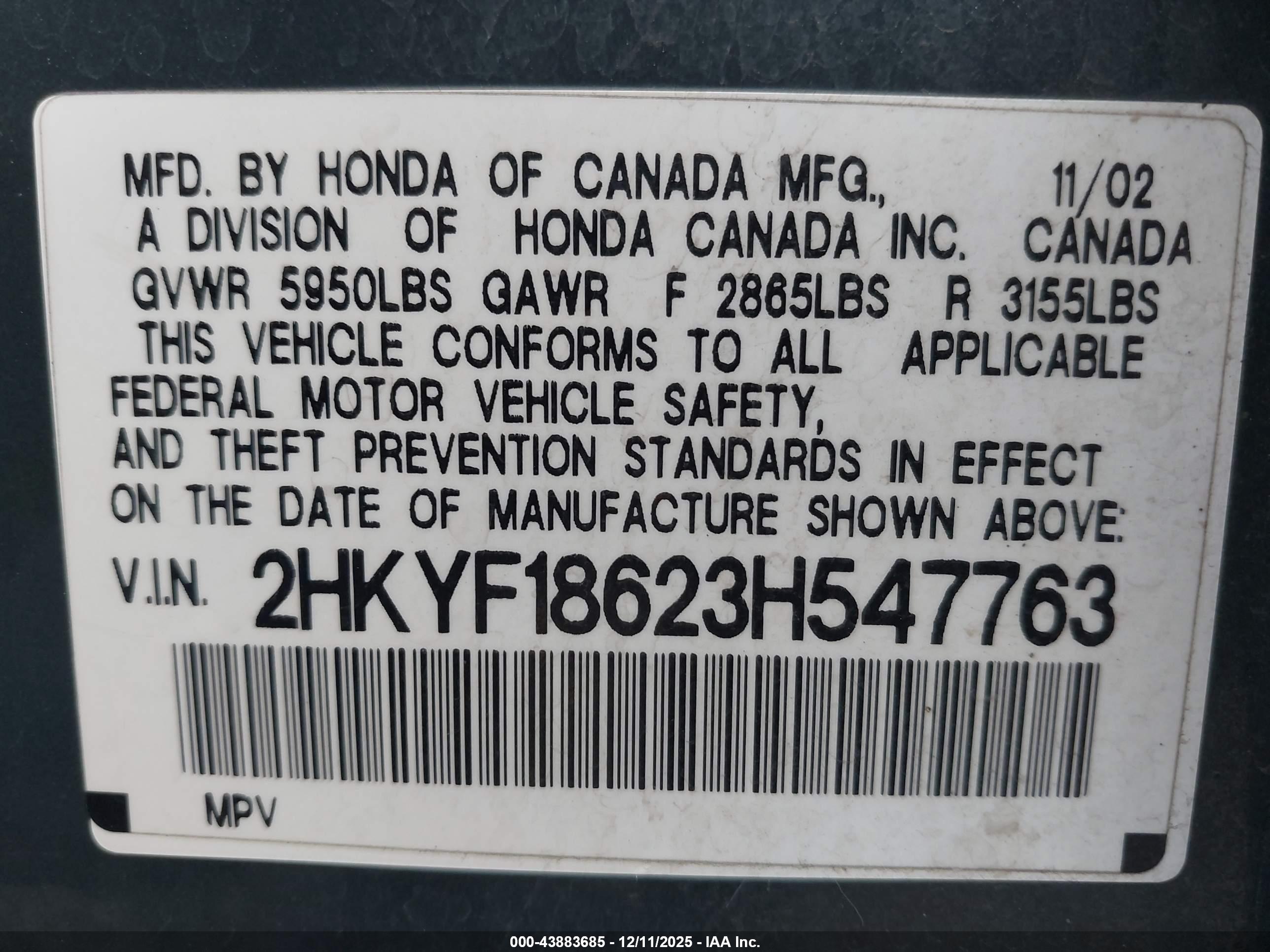 HONDA PILOT image 9