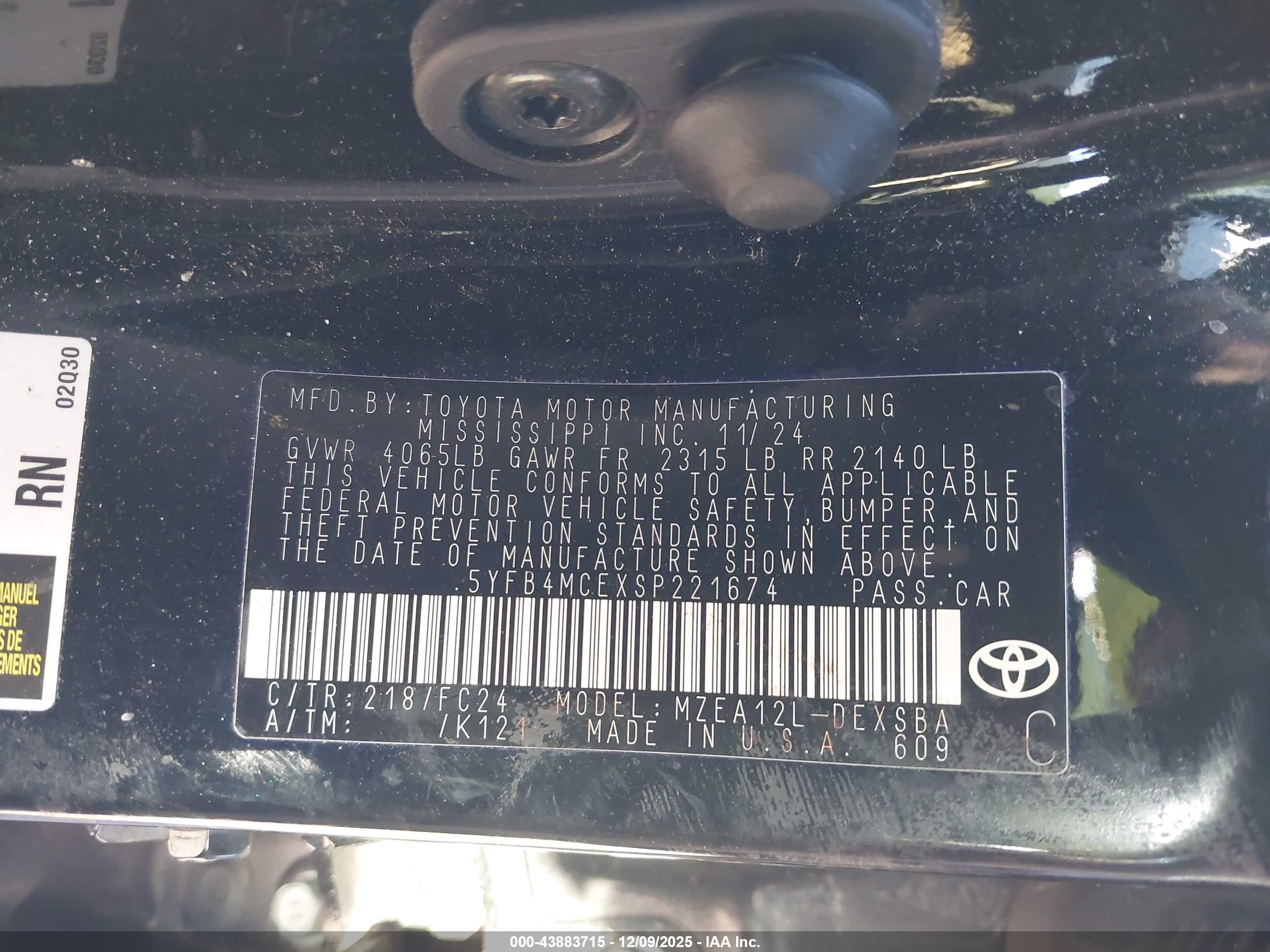 TOYOTA COROLLA image 9