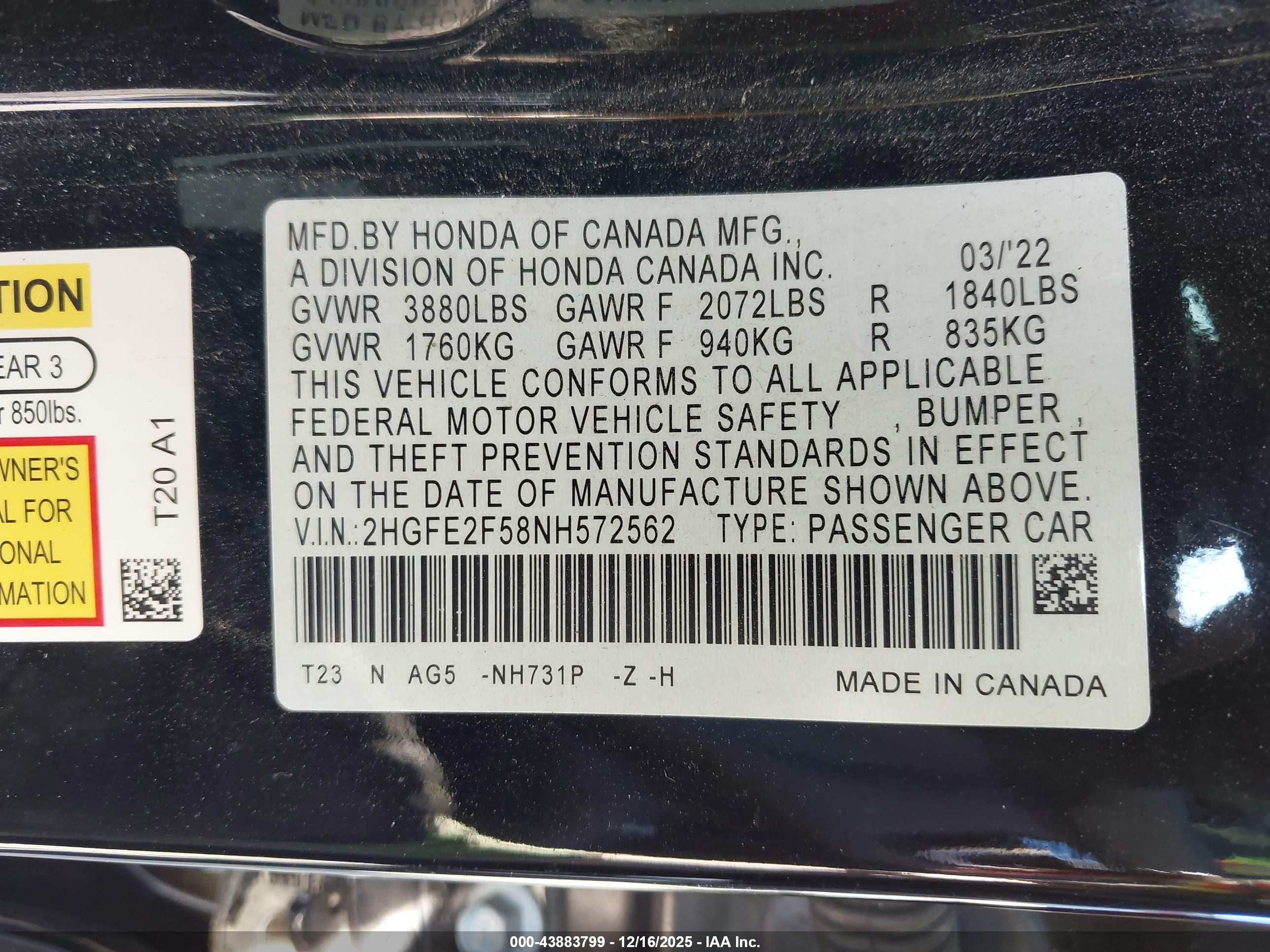 HONDA CIVIC image 9