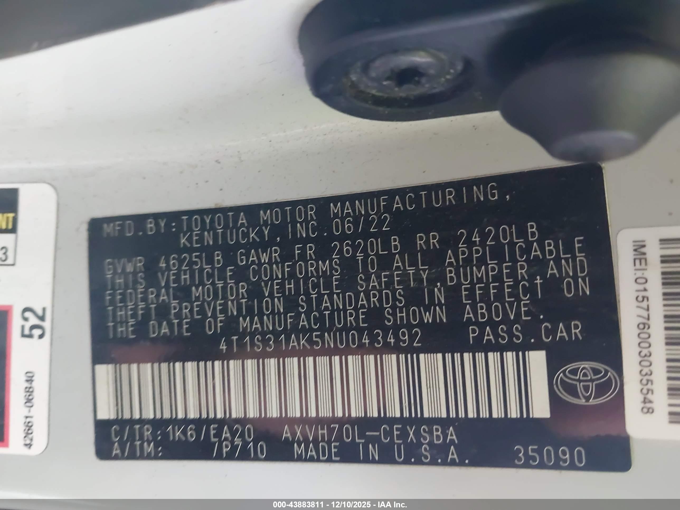 TOYOTA CAMRY image 9