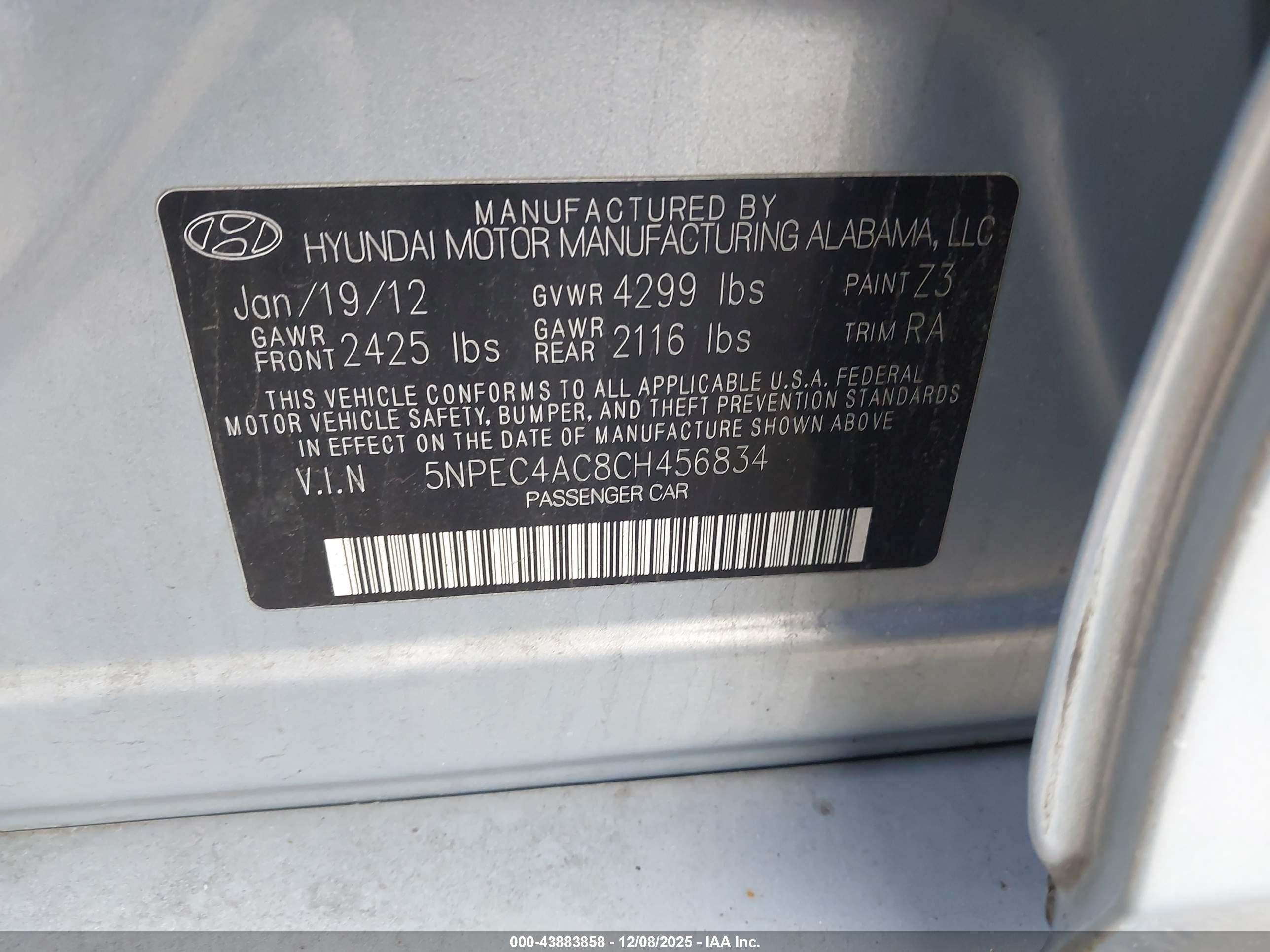 HYUNDAI SONATA image 9