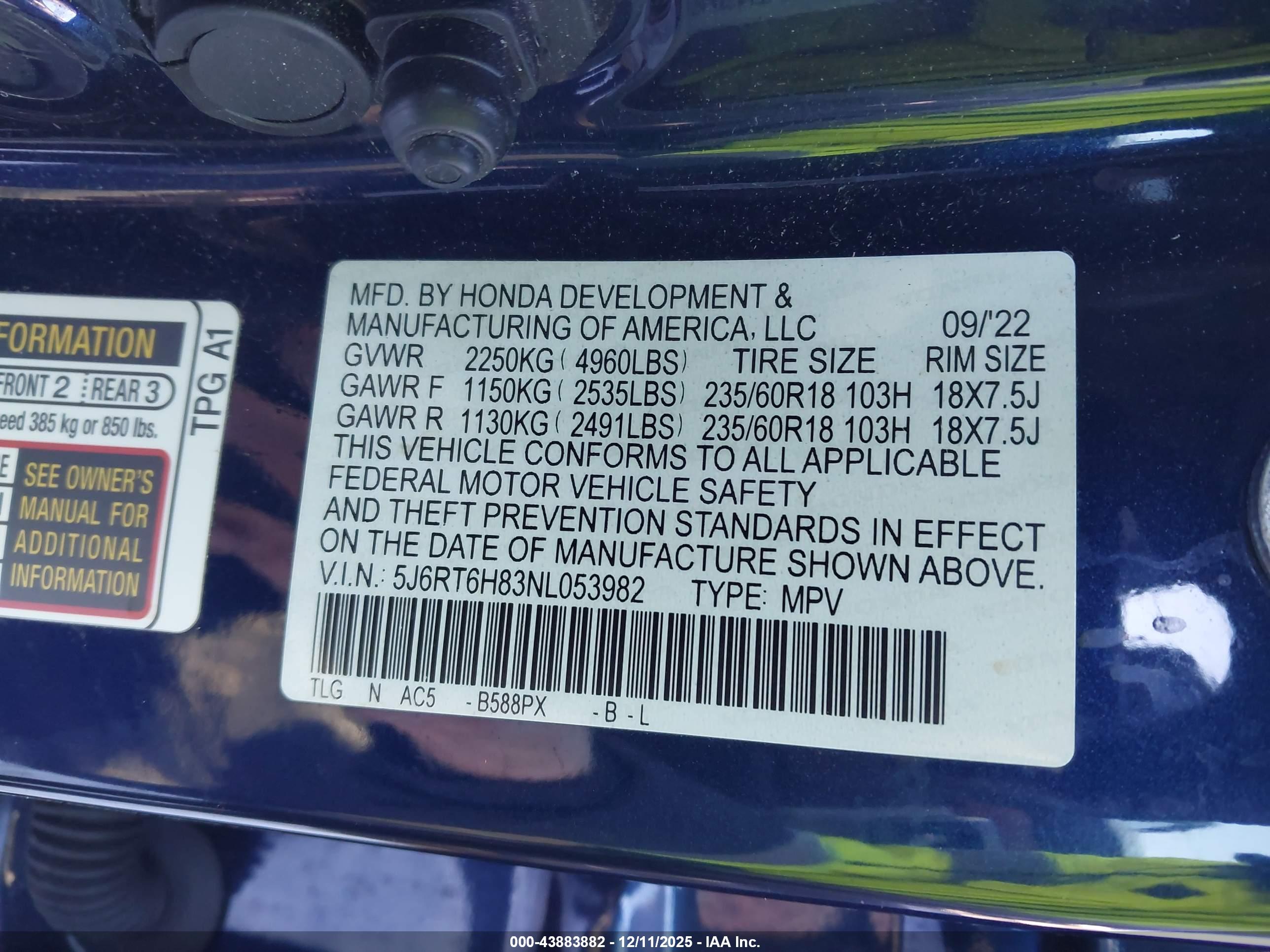 HONDA CR-V image 9