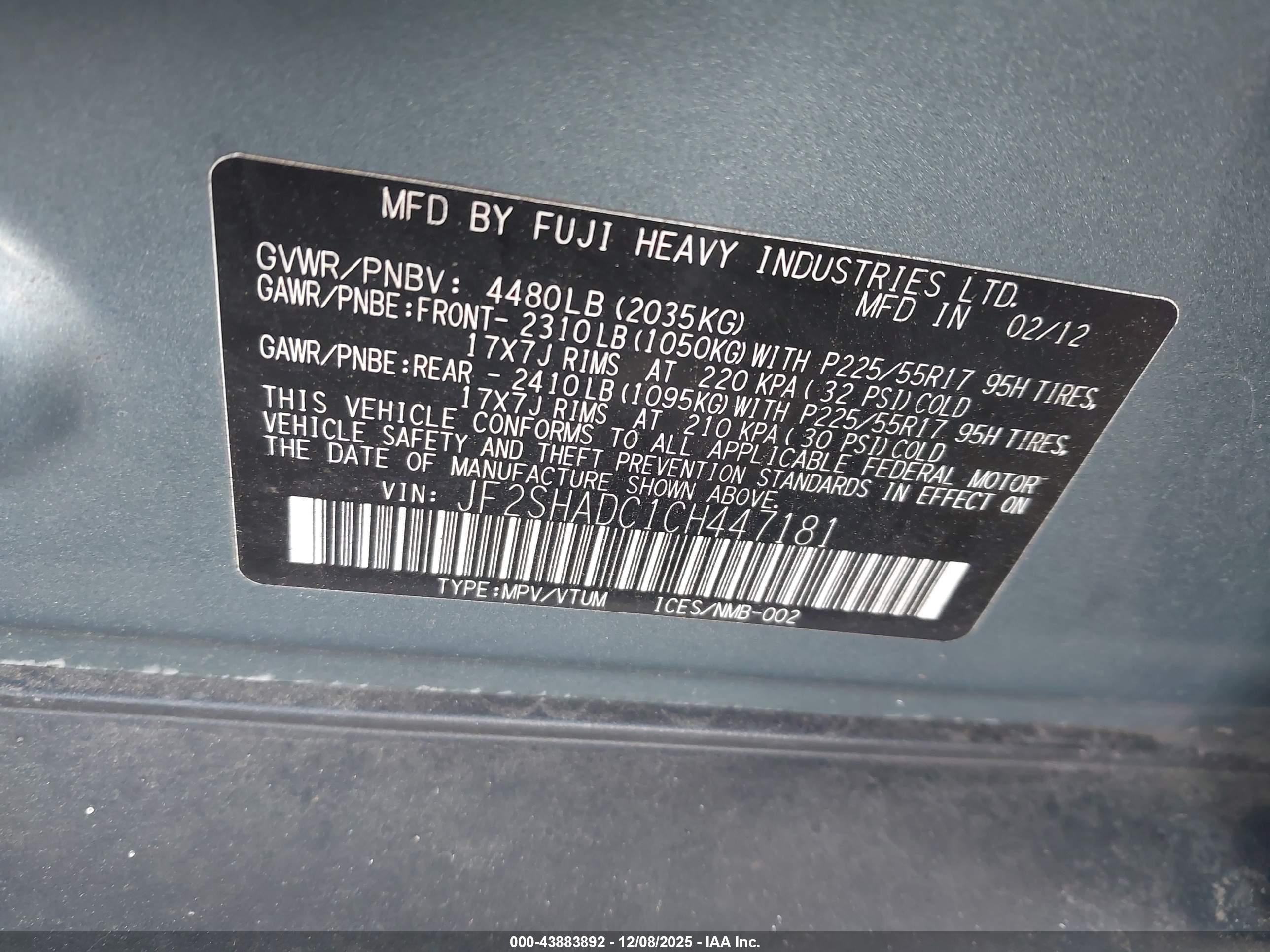 SUBARU FORESTER image 9