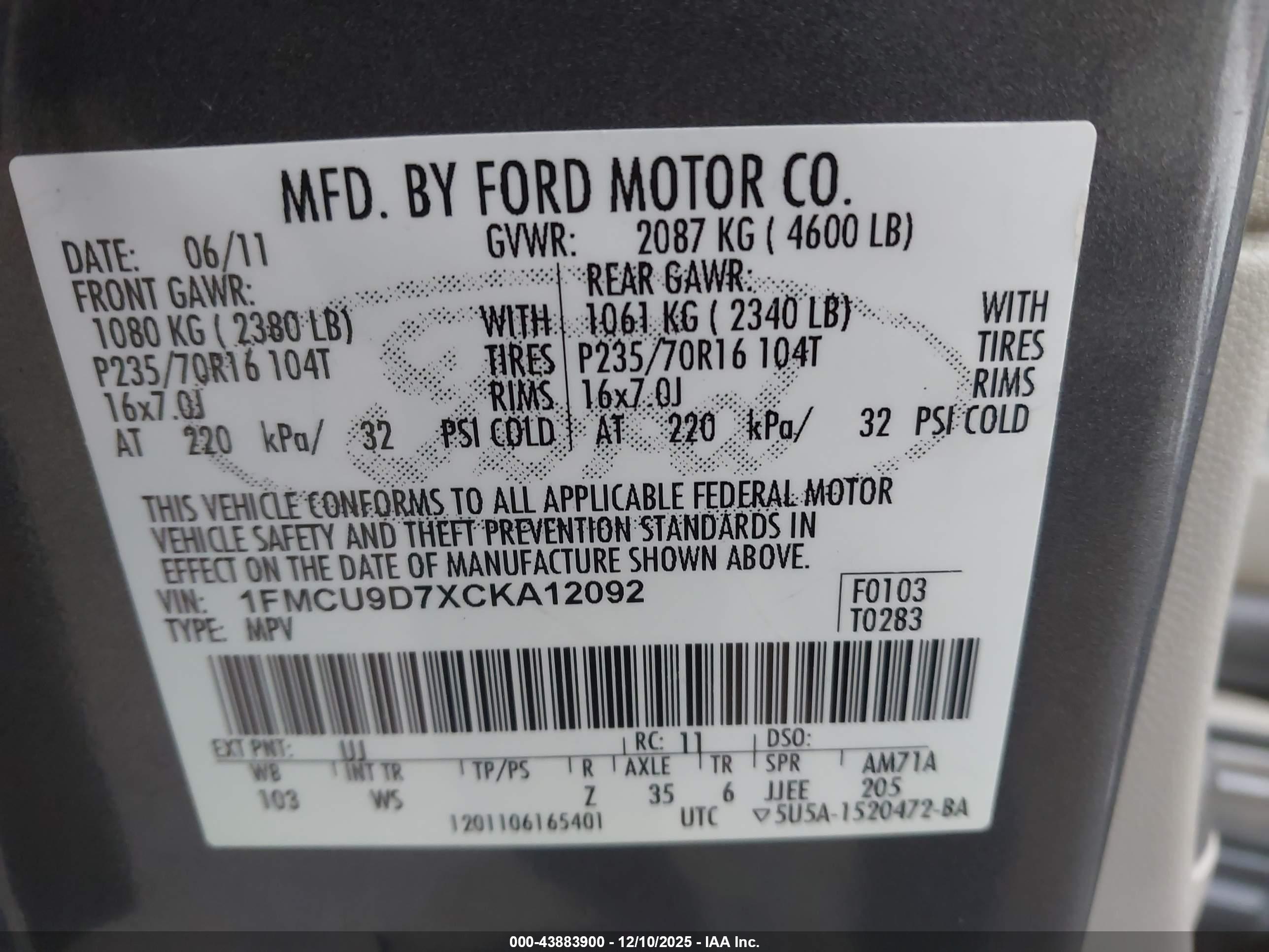 FORD ESCAPE image 9