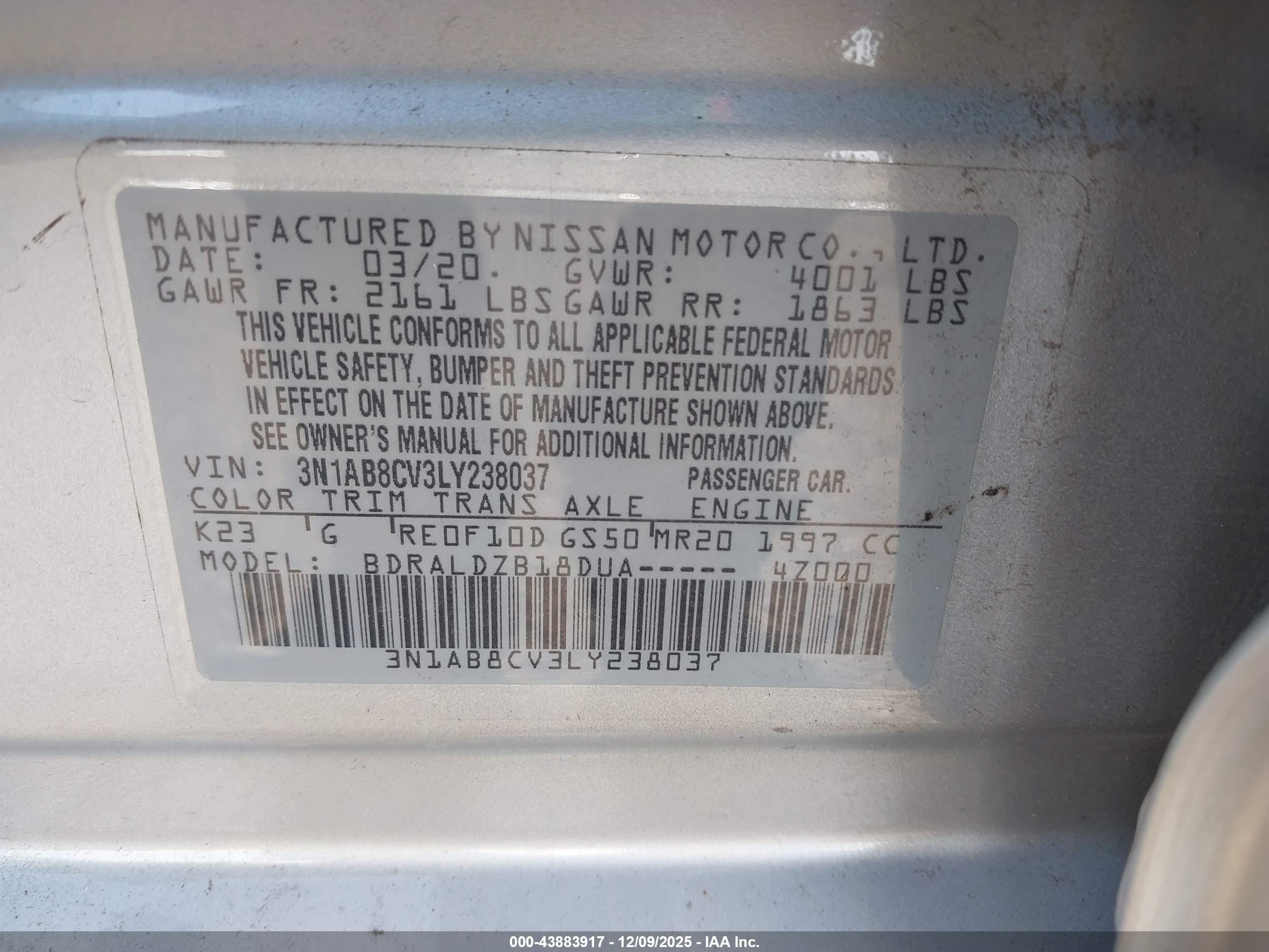NISSAN SENTRA image 9