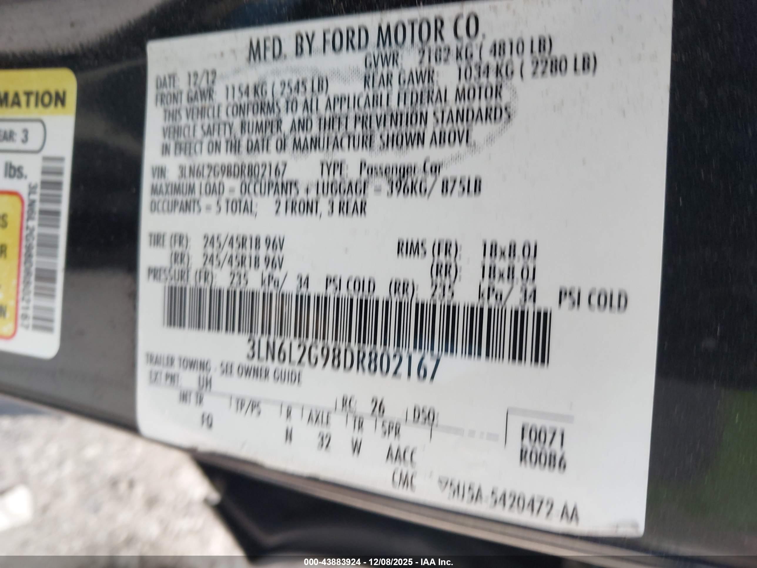 LINCOLN MKZ image 9